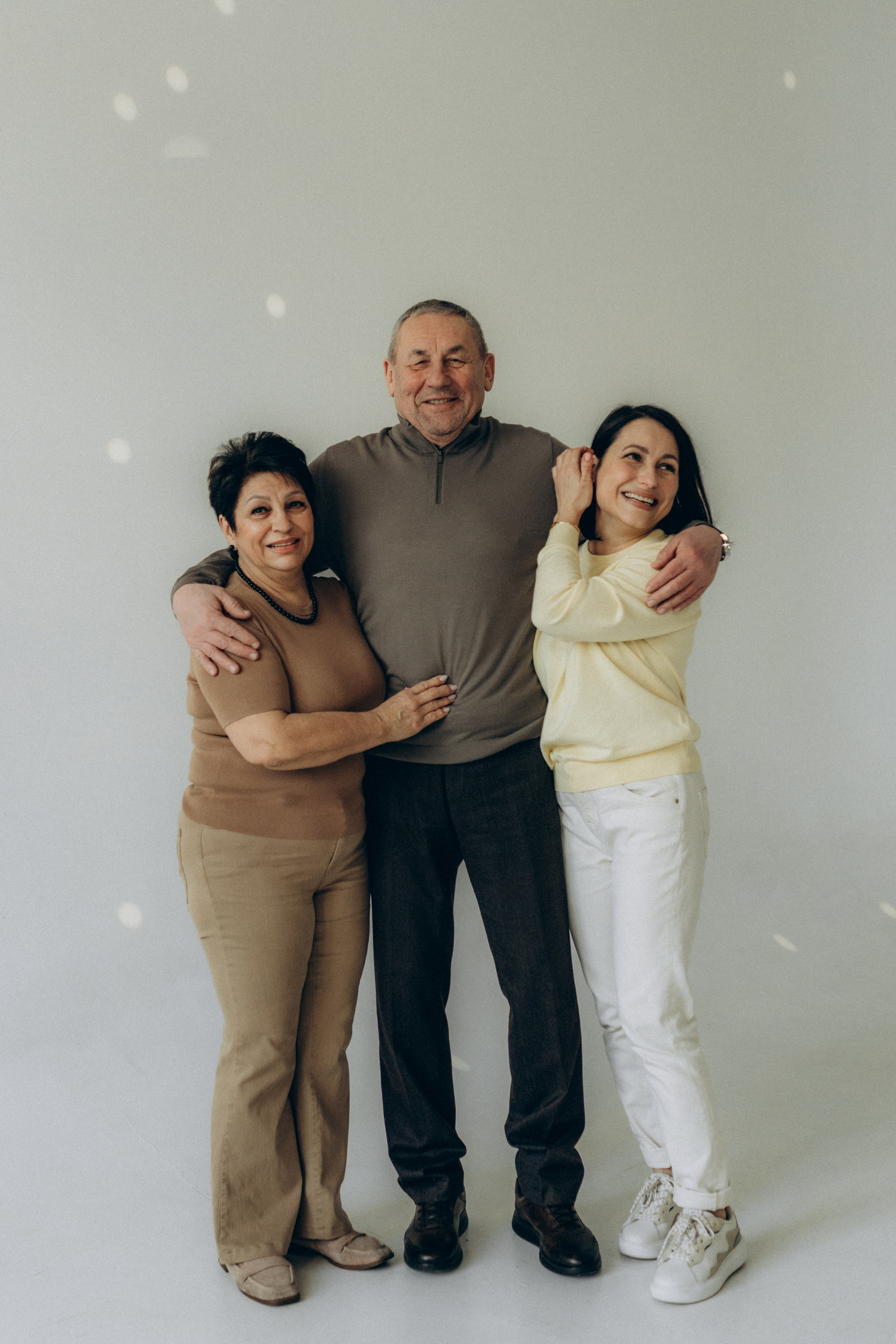 Семейная съёмка на циклораме. Фотограф НОГИНСК, Москва, Анастасия Белая