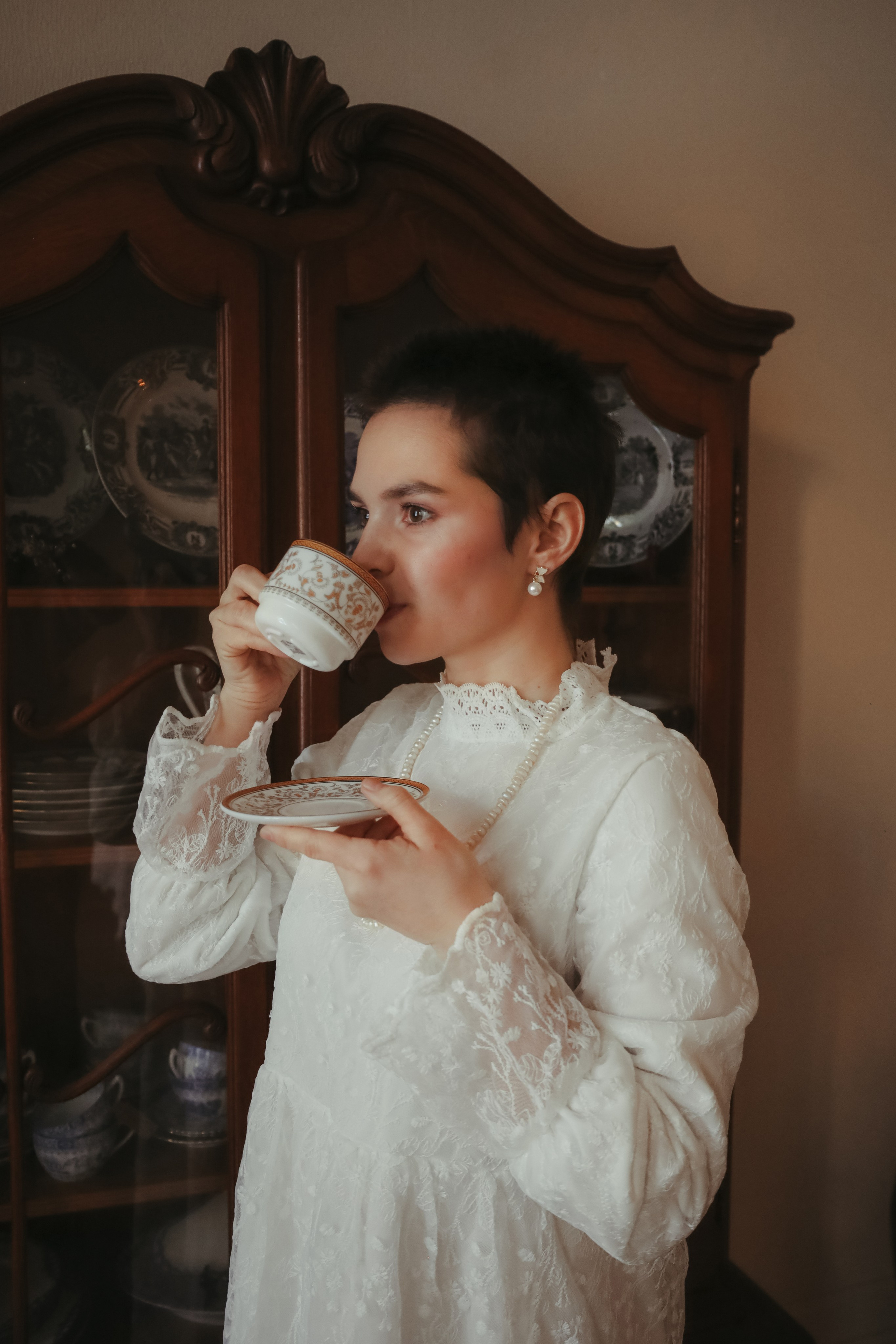 Актриса в особняке. Фотограф Химки Анна Татарских