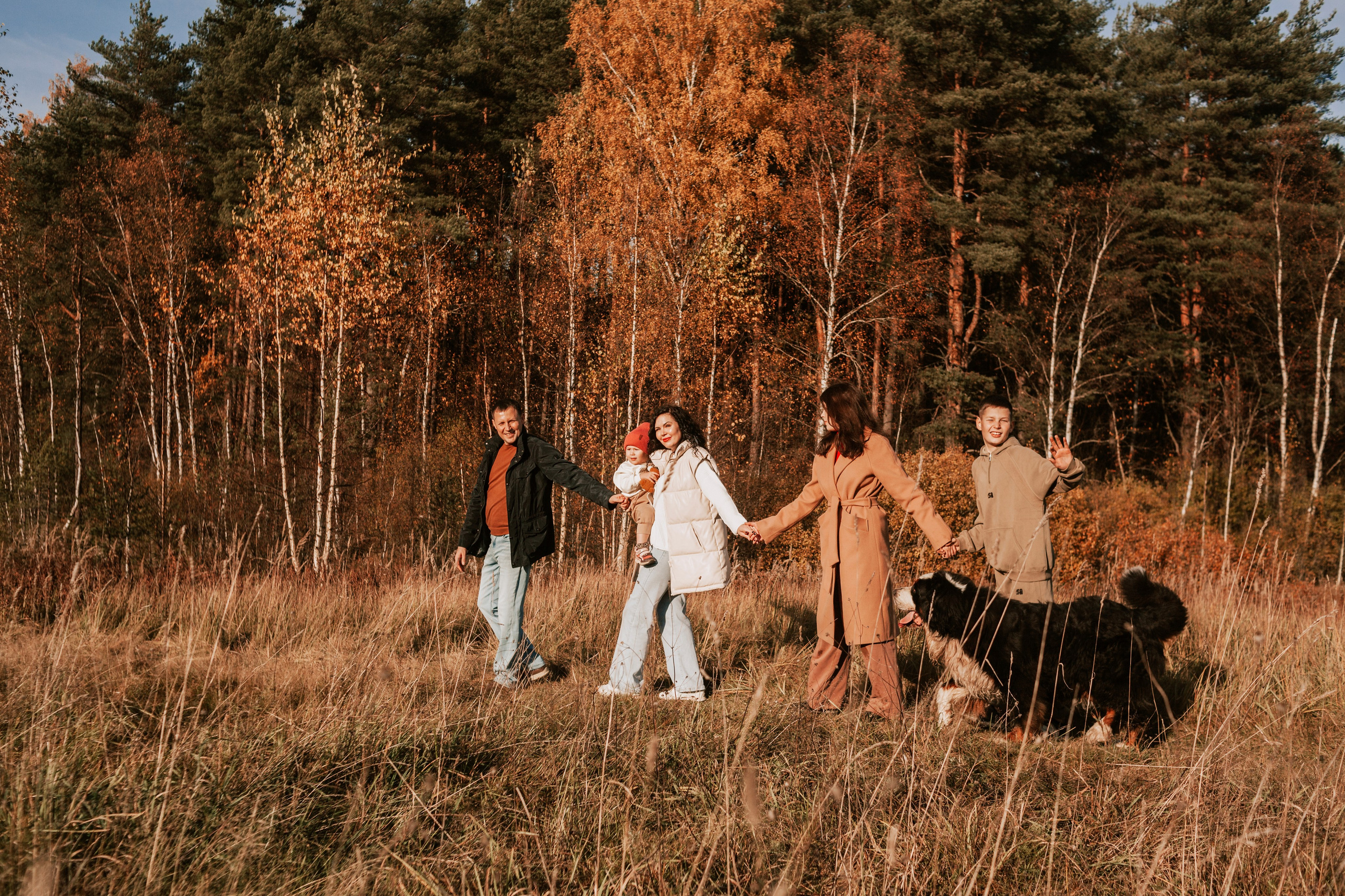 Осенняя прогулка — Фотосессия в осенних красках. Семейный фотограф во Всеволожске и Санкт-Петербурге Юлия Капустина