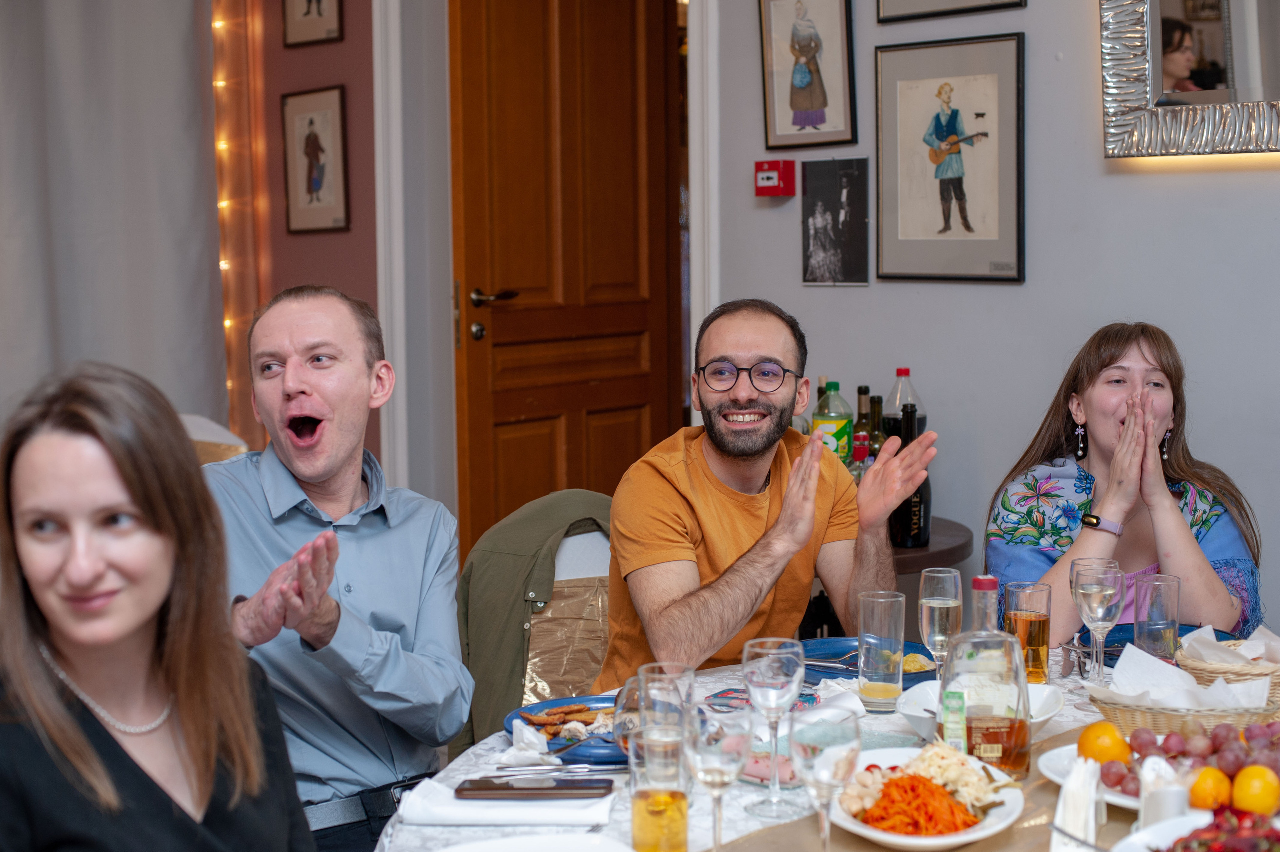 Корпоратив в ресторане Степнов. Фотограф Елизавета Потешкина