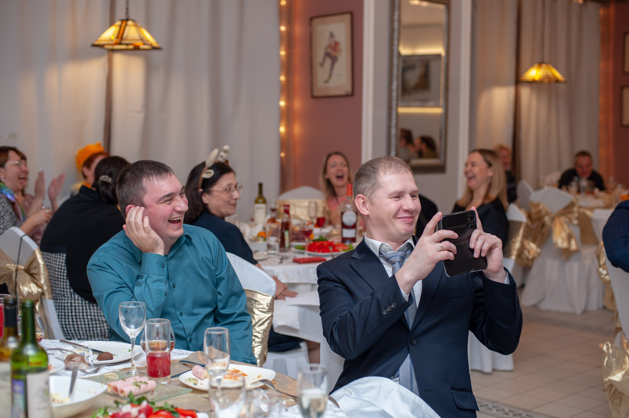 Корпоратив в ресторане Степнов. Фотограф Елизавета Потешкина