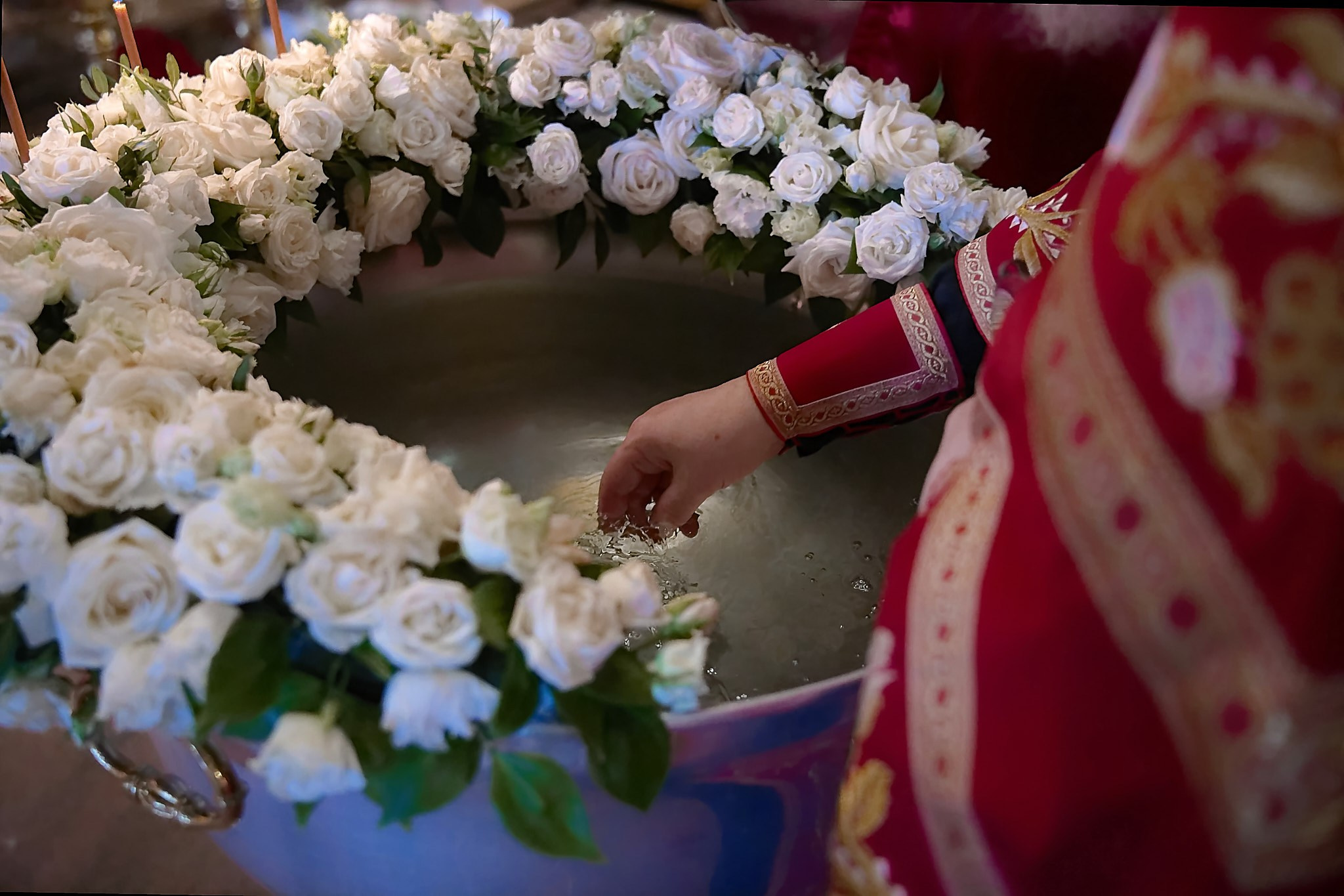 Таинство Крещения на Светлой Седмице. Фотограф в Москве