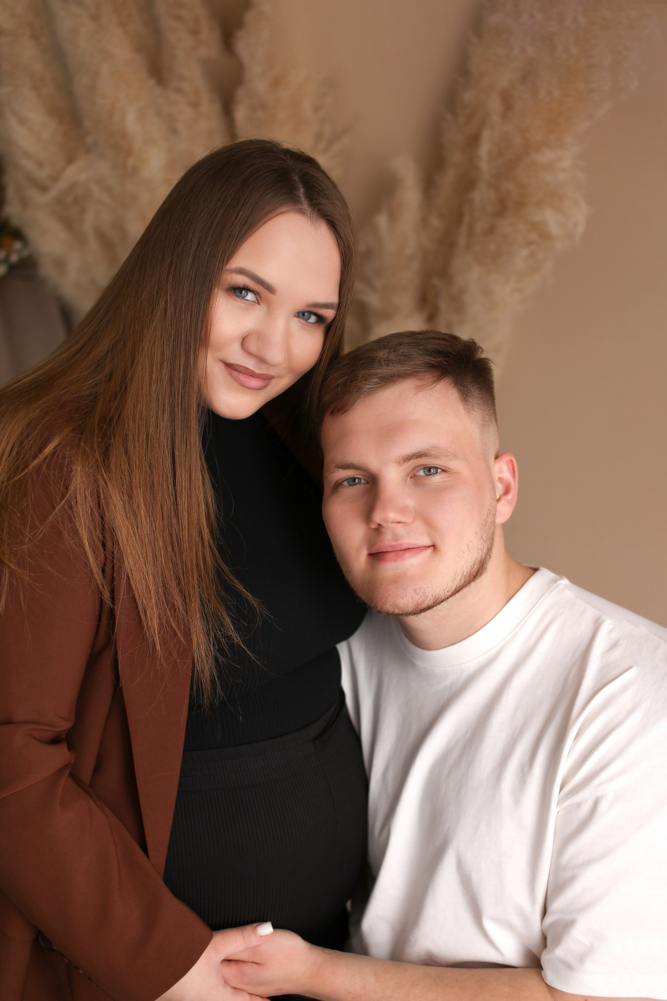 фотография  беременной с мужем