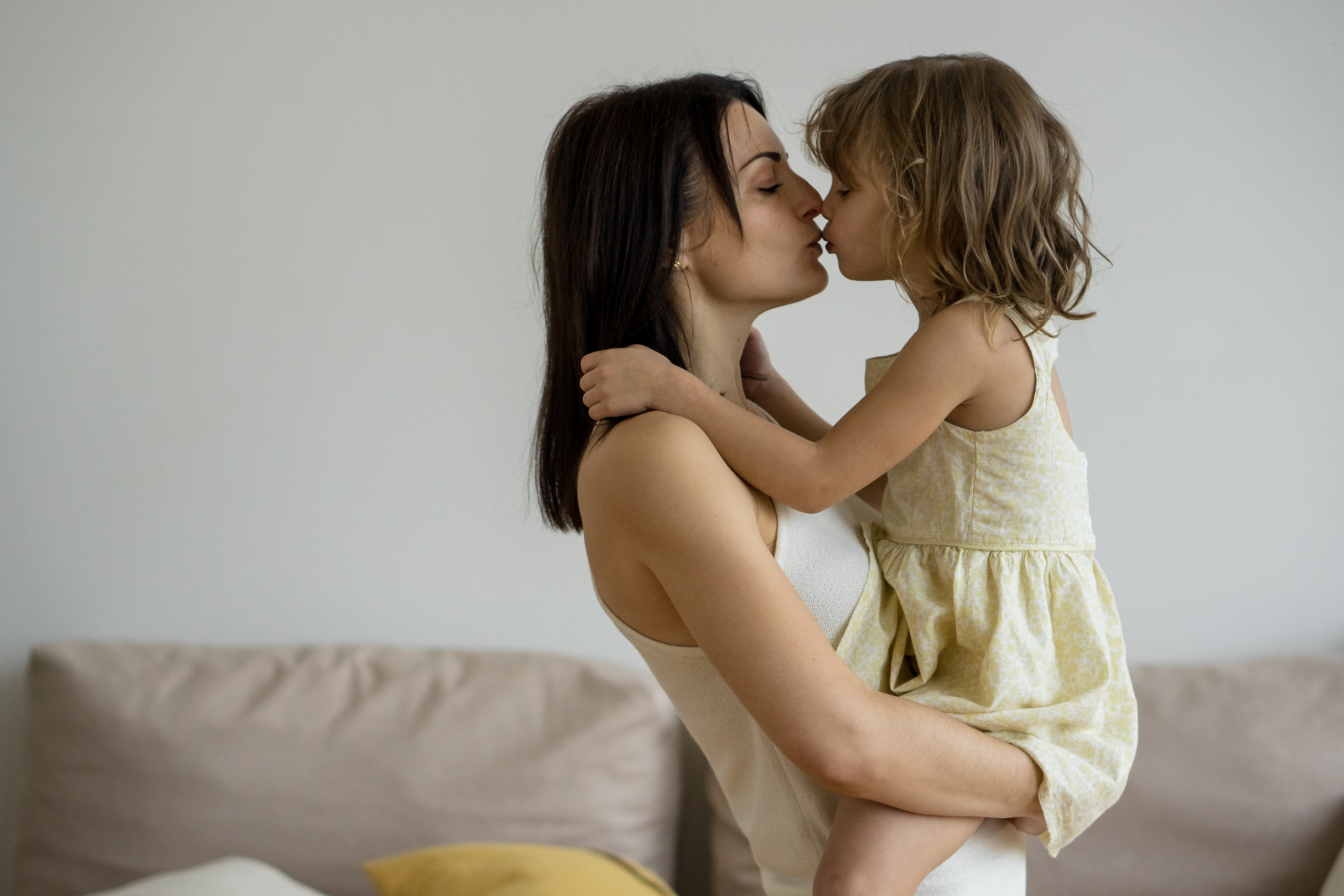 Семейная фотосессия семьи К. в фотостудии. Фотограф Ольга Игорева