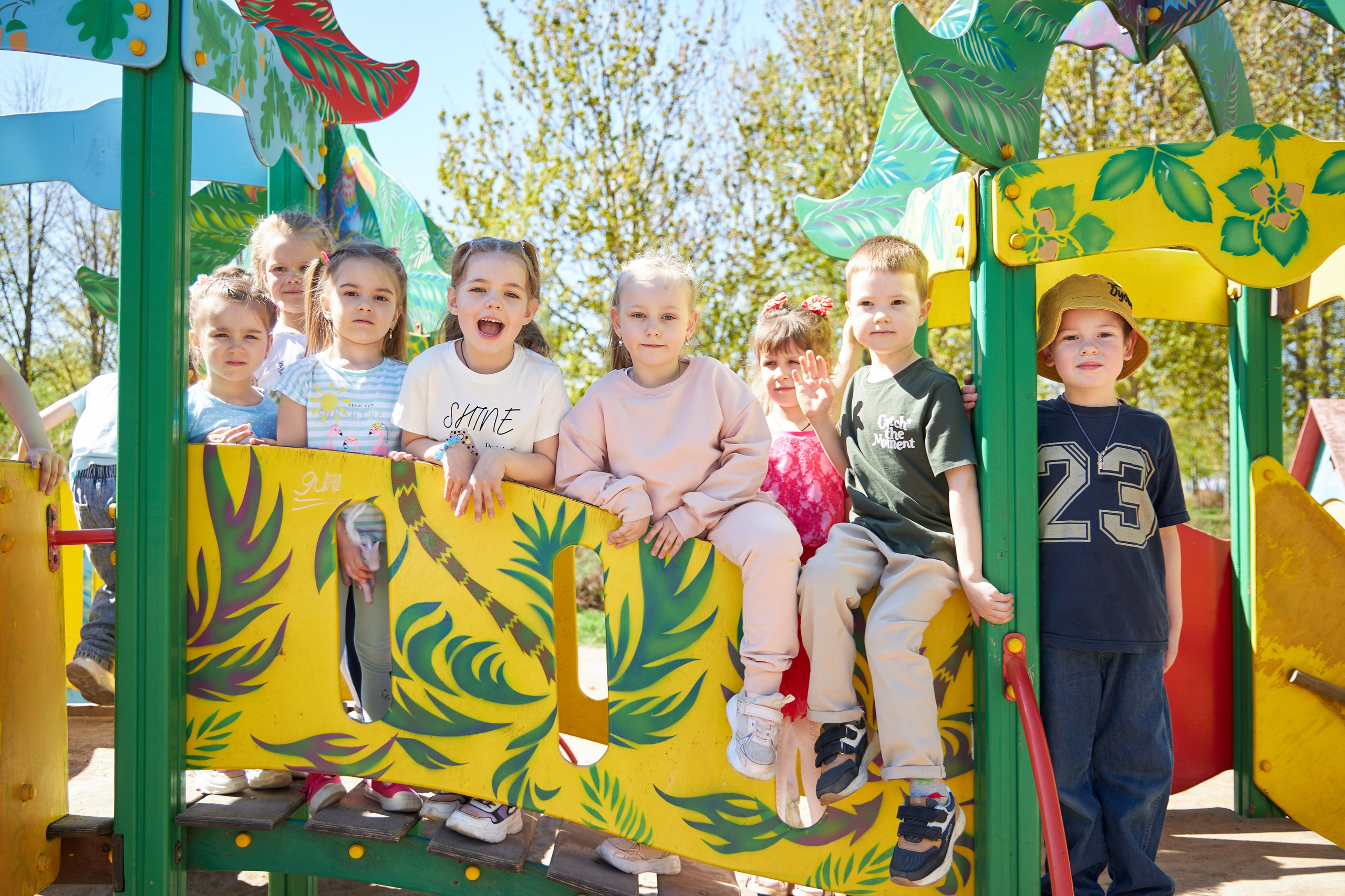 Репортажные кадры с детских праздников