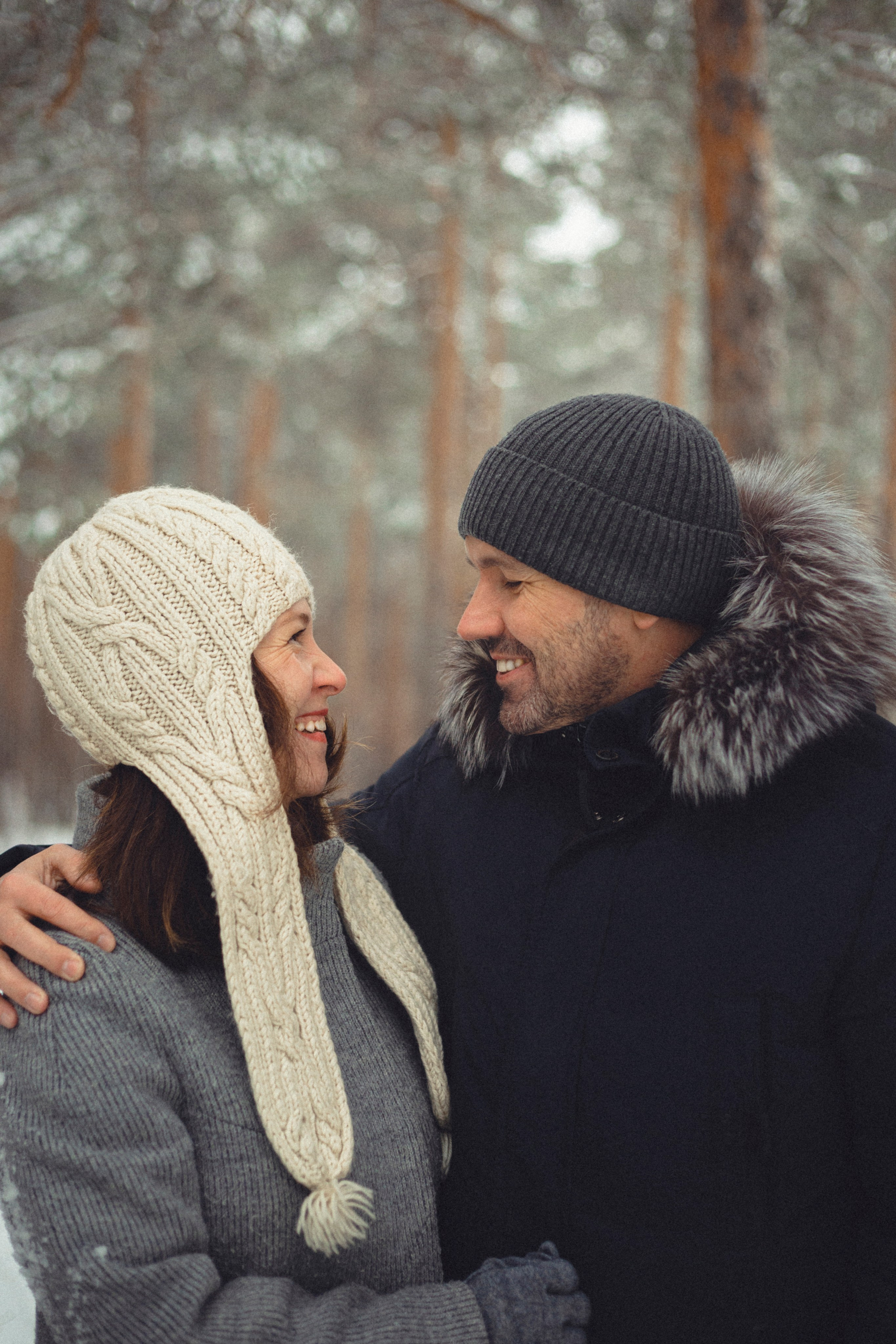Семейная фотосессия в зимнем лесу. Марина Рерих — портретный фотограф в Екатеринбурге