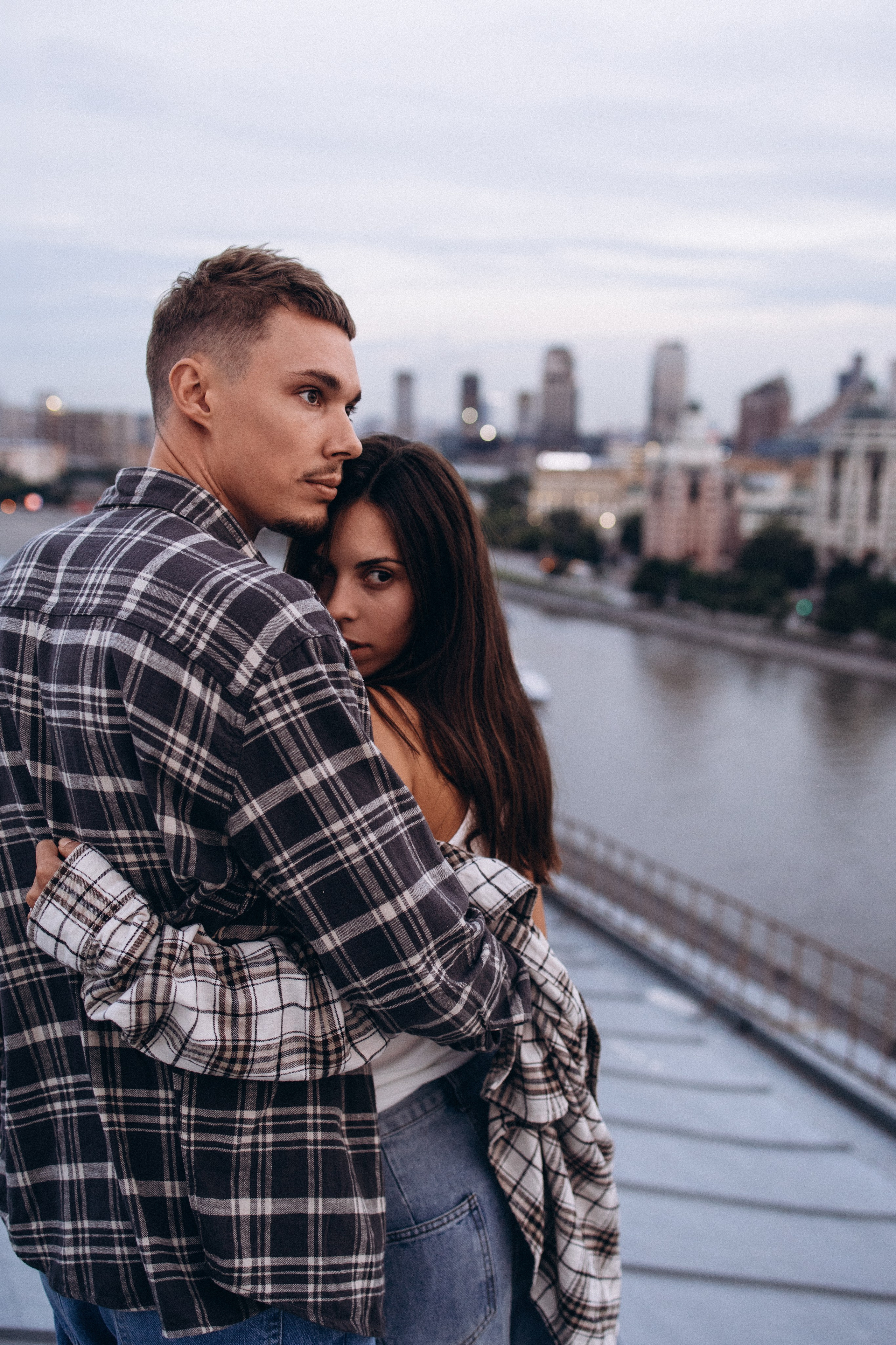 Виолетта и Макс на крыше. Семейный фотограф в Москве Марина Петра