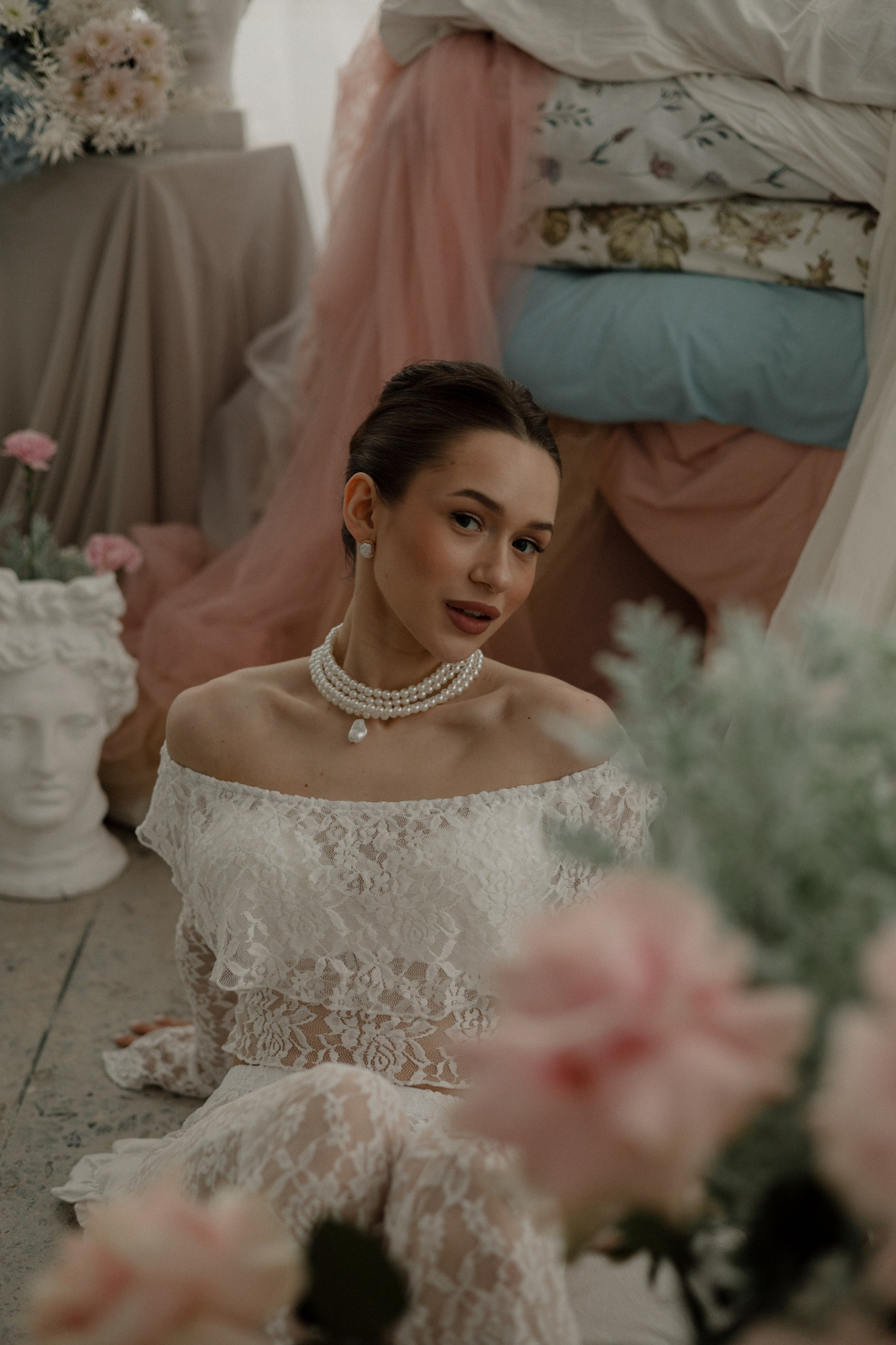 Вуалевый зал-портрет. Портретный/уличный фотограф в Санкт-Петербурге Диана Компаниец