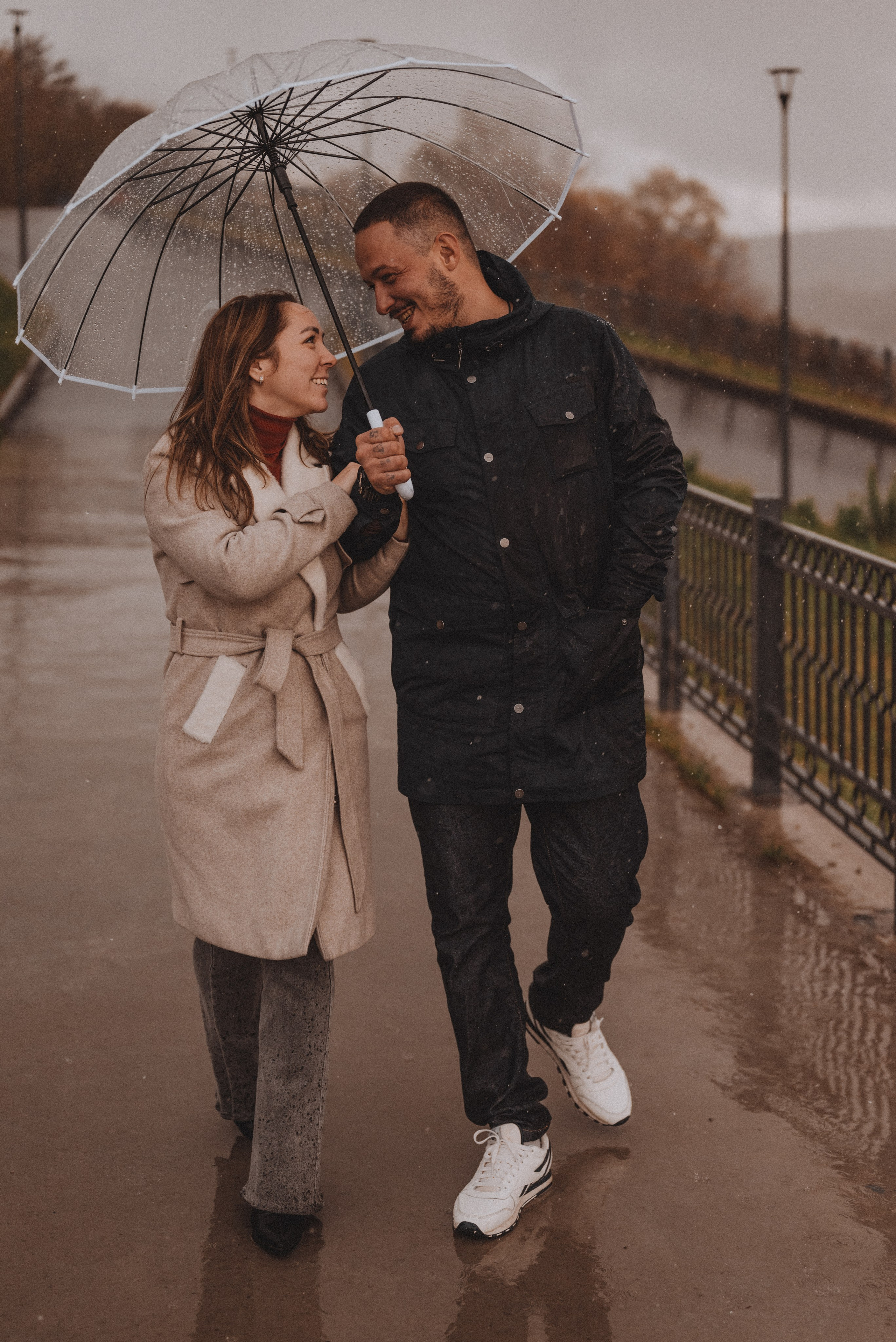 Под дождем. Павел и Виктория. Фотограф Кристина Пархоменко