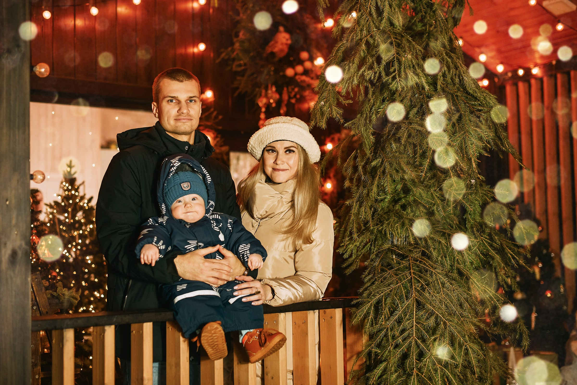 Новогодняя съемка для Юлии. Фотограф беременности и новорожденных малышей Анастасия Никитина