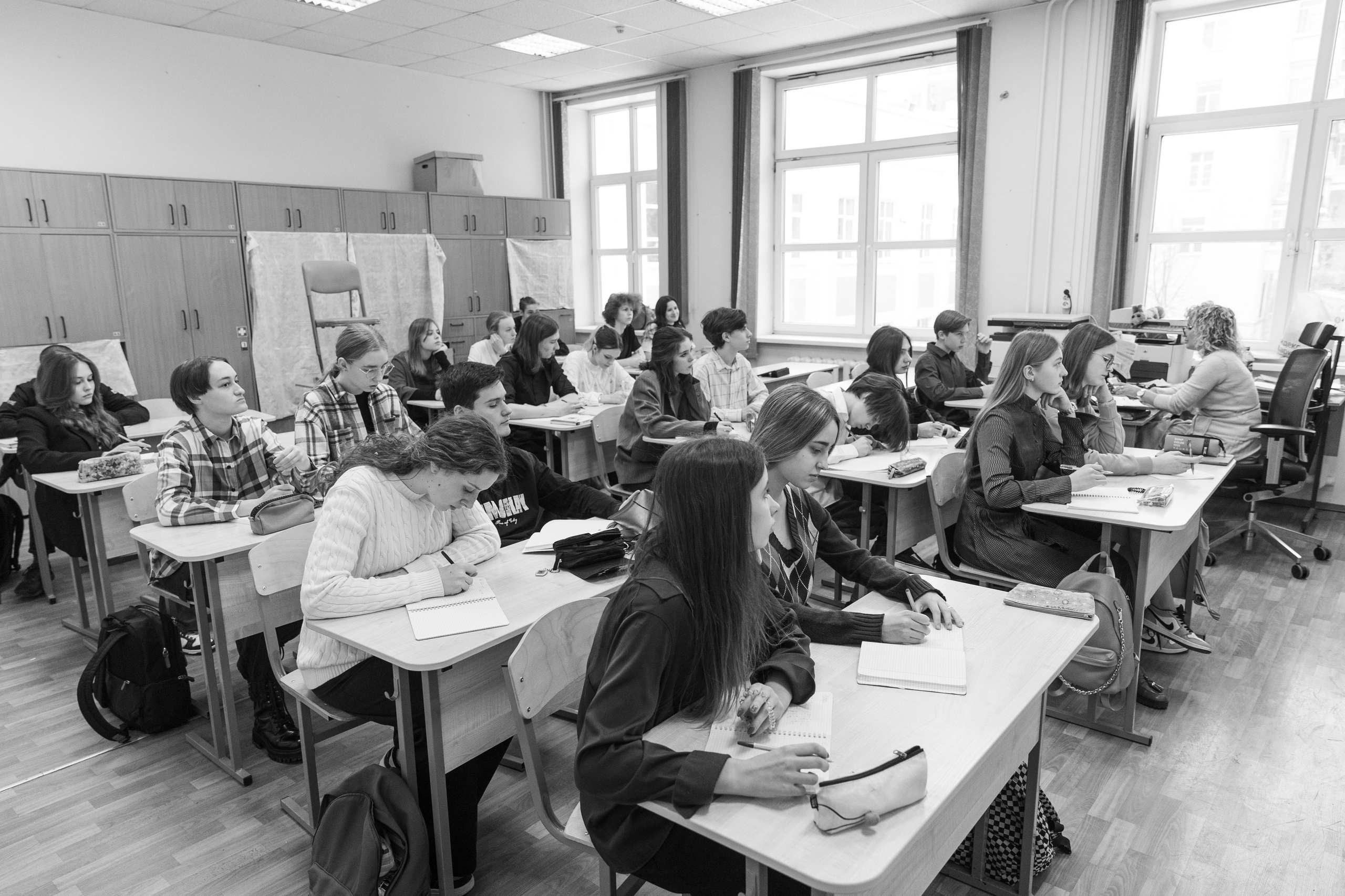 Репортаж с урока. Школьный фотограф в Москве Семенова Ирина