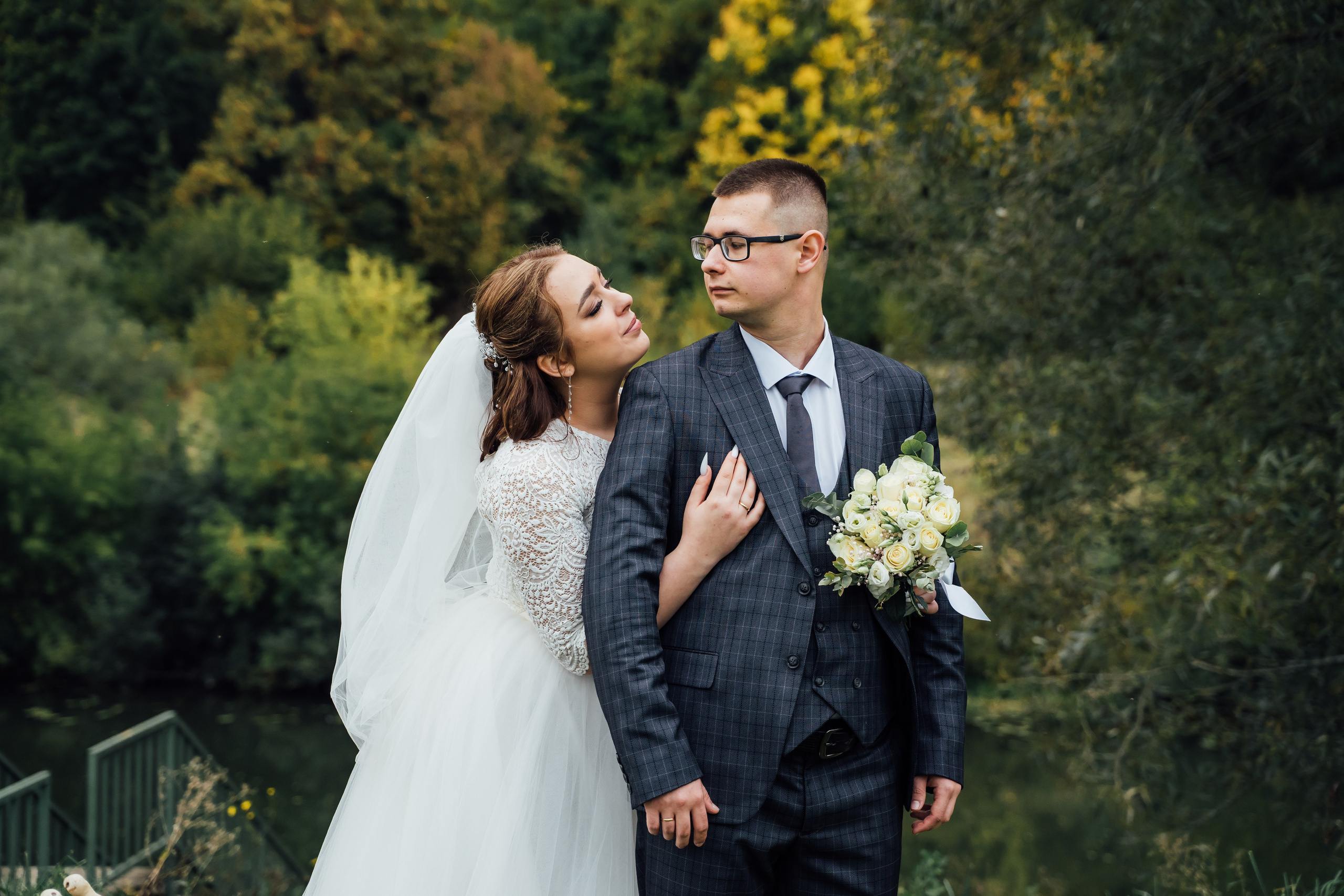 Николай и Ирина свадебная прогулка. Свадебный фотограф в Коломне, Воскресенске, Егорьевске Владимир Петров