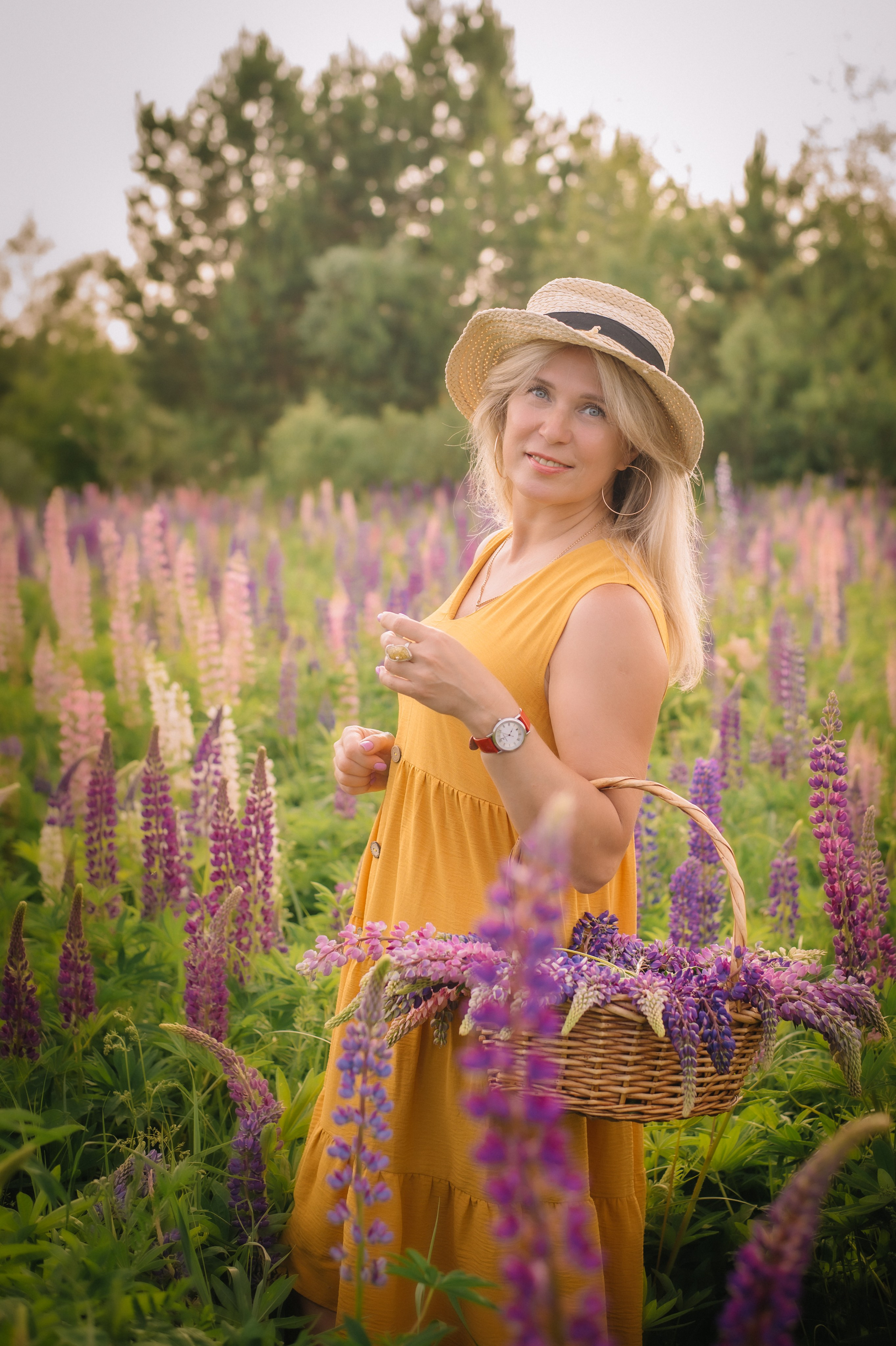 Фотосессия для Ирины в ЛЮПИНАХ. Яна Муравлева |фотограф город Пенза