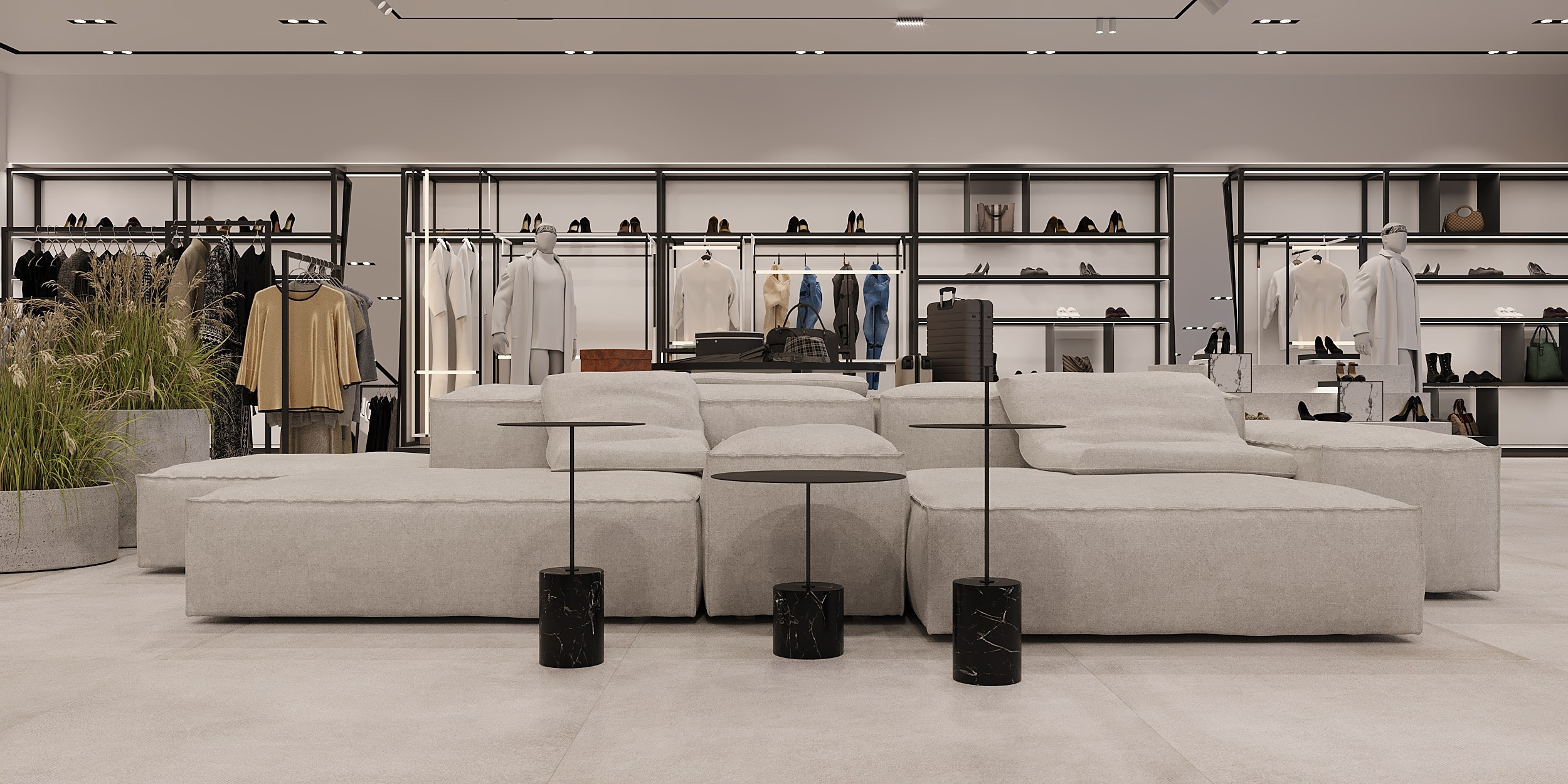 Обувной магазин Paolo Conte ТРЦ Афимолл Сити. Студия дизайна интерьера в Москве Калараш Александр