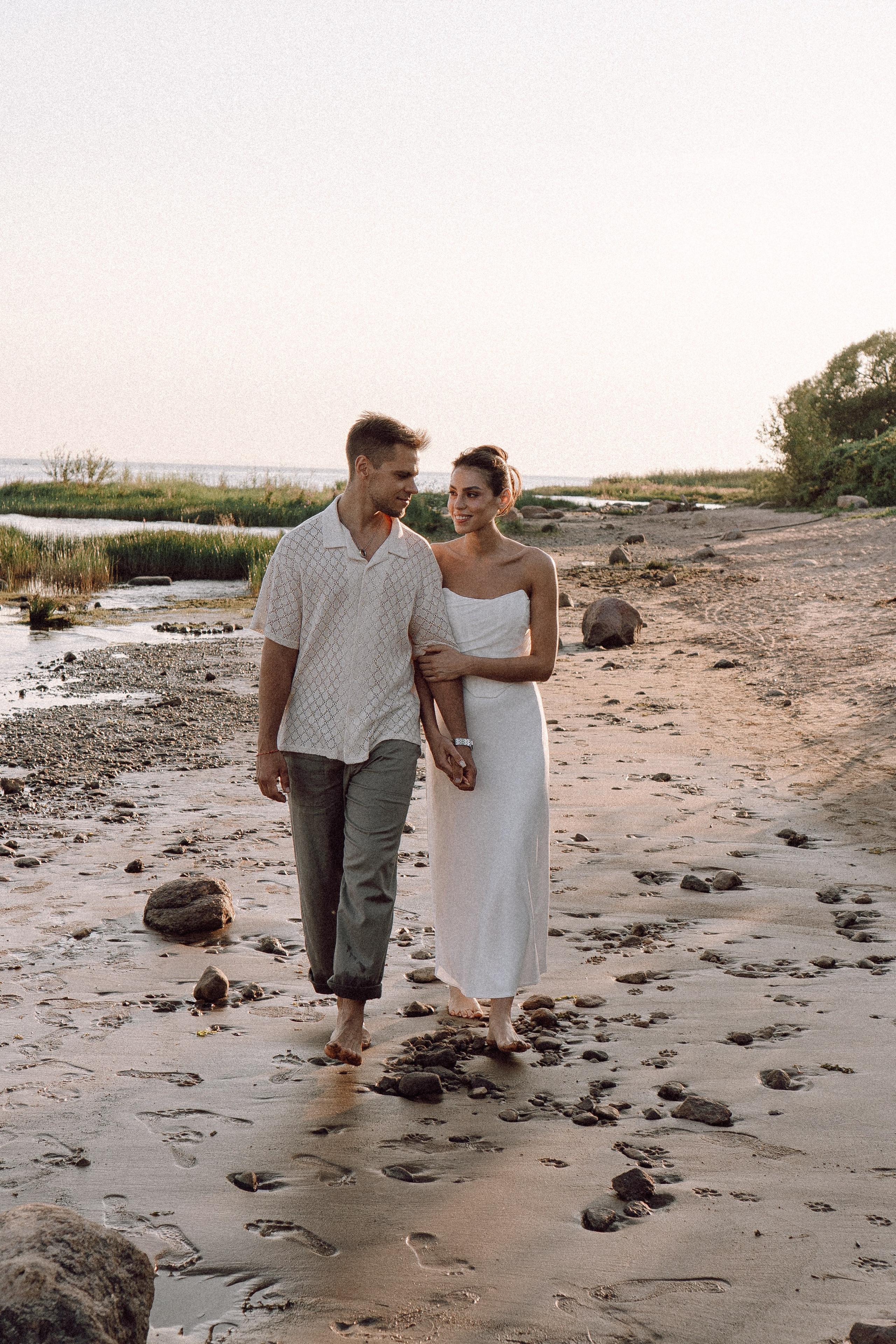 СВАДЕБНАЯ ФОТОСЕССИЯ ВЫЕЗДНОЙ ЦЕРЕМОНИИ (ФИНСКИЙ ЗАЛИВ). Профессиональный фотограф, Санкт-Петербург — Виктория Богомолова