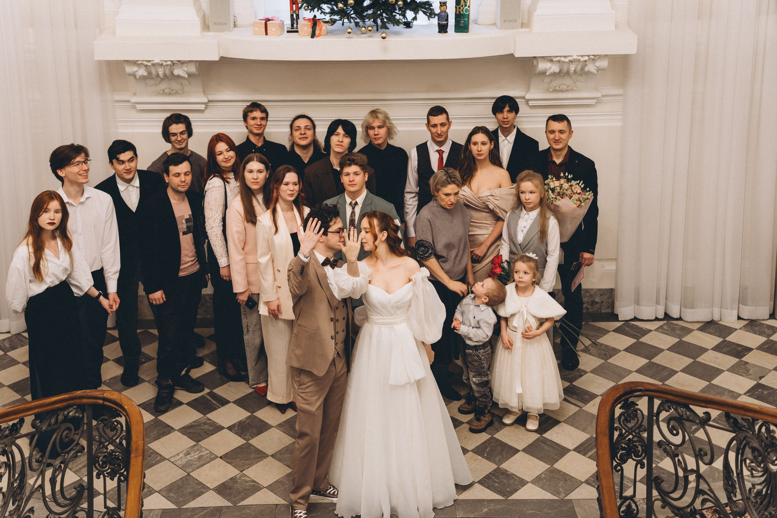 СВАДЕБНАЯ СЬЕМКА ВО ВТОРОМ ДВОРЦЕ С ГОСТЯМИ И ПРОГУЛКА В ТАВРИЧЕСКОМ САДУ. Профессиональный фотограф, Санкт-Петербург — Виктория Богомолова