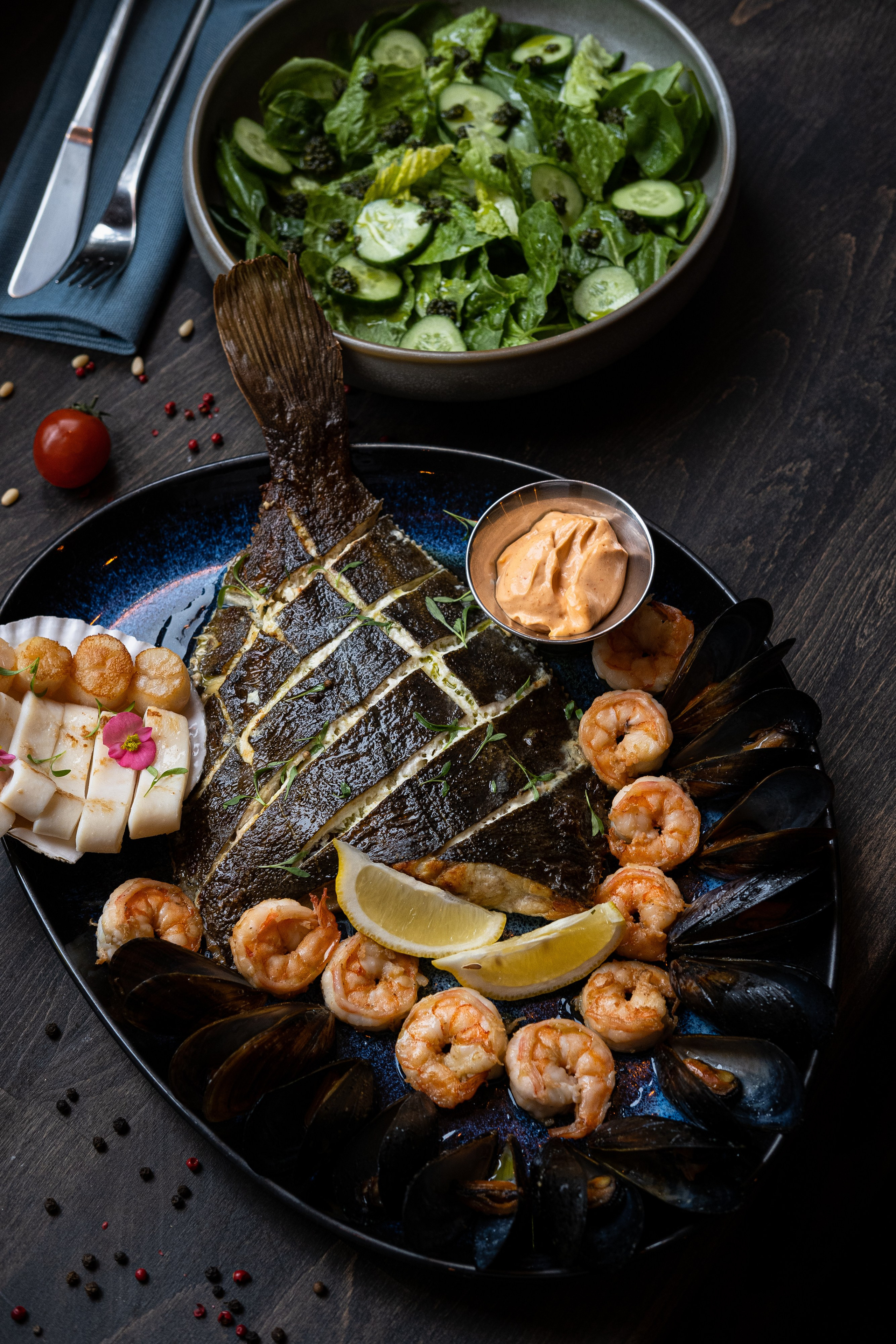 La Perla Seafood Bar. Главная