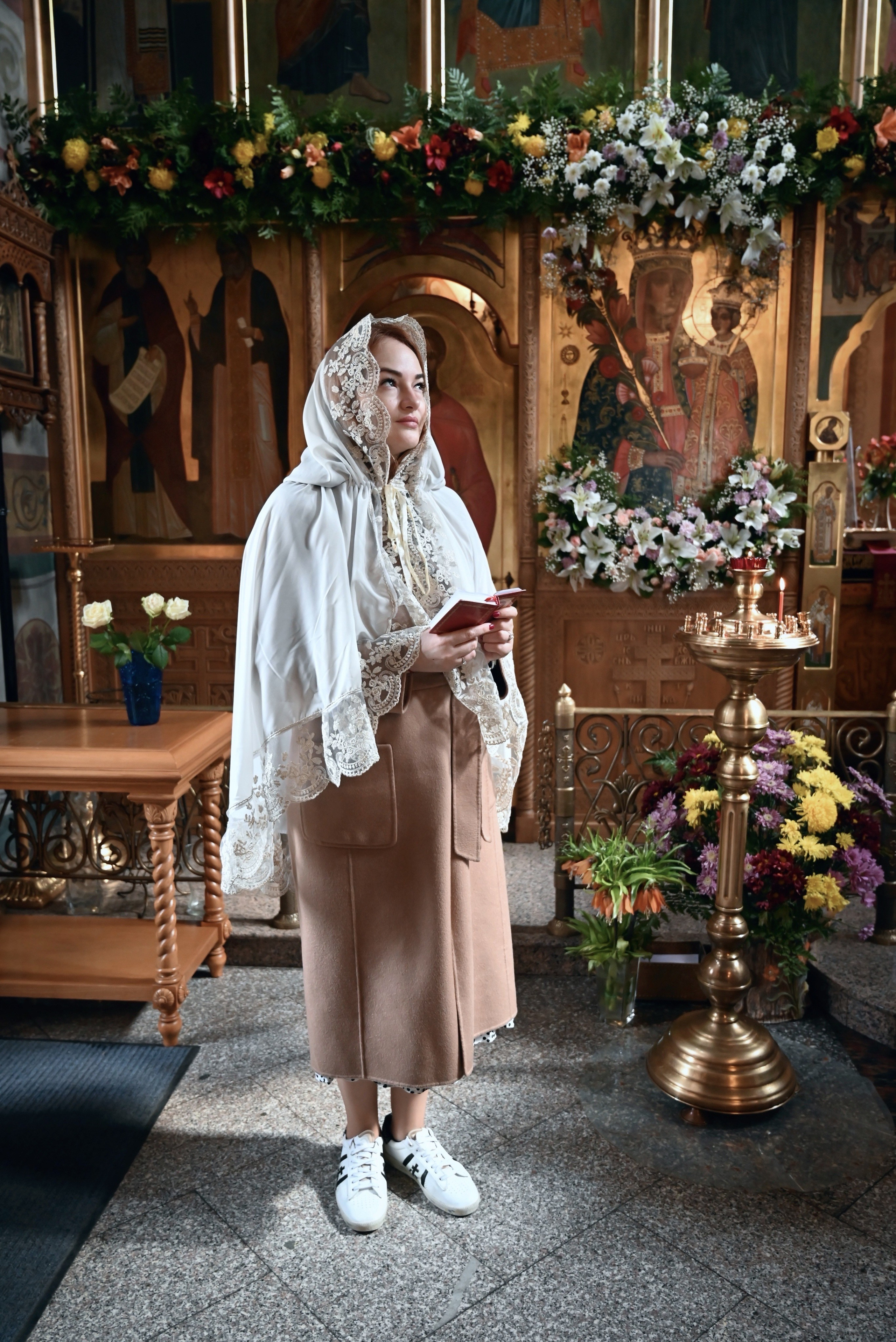 Крещение мама Лилия. Семейный и детский фотограф Москва