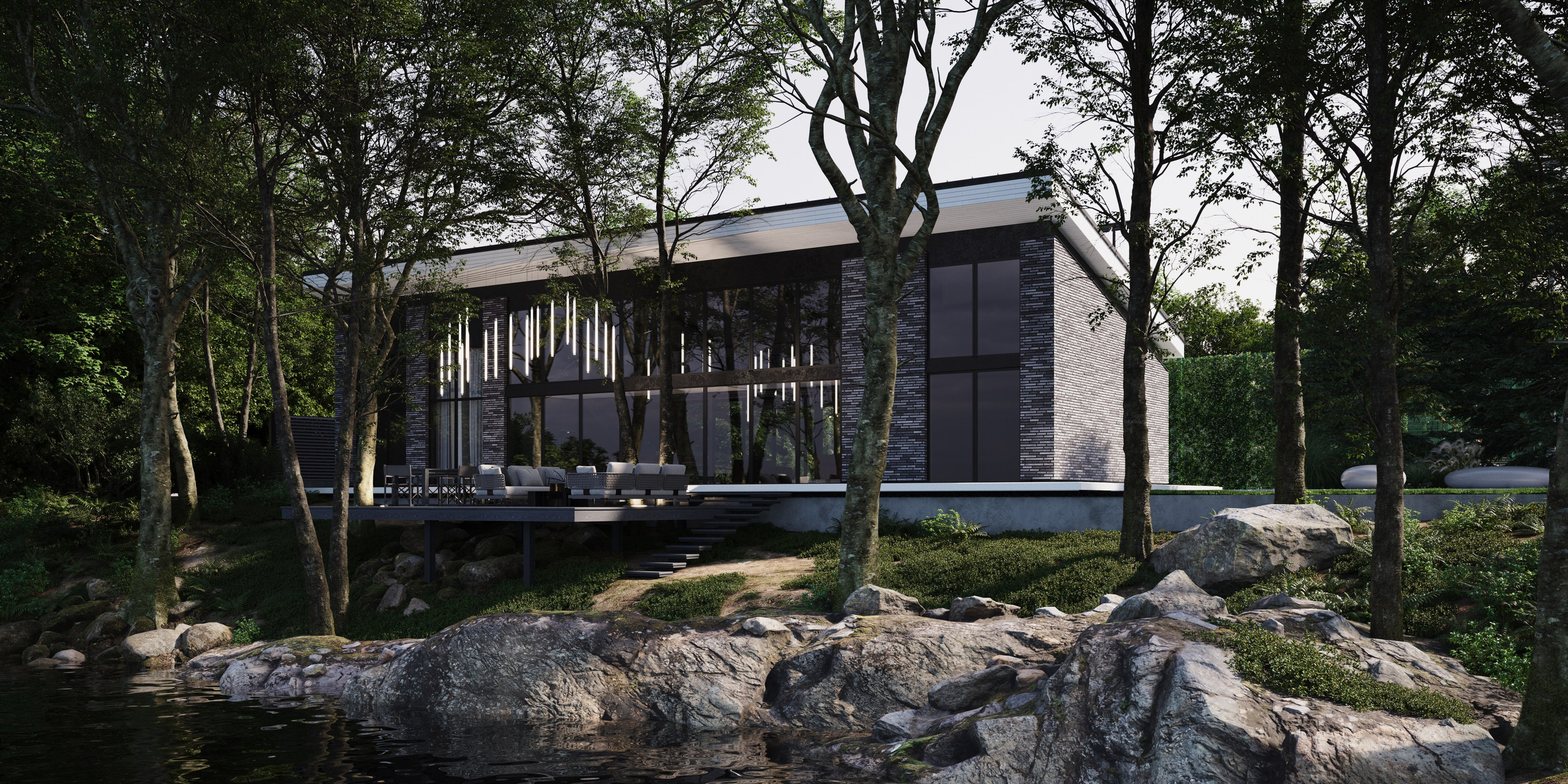 Летний дом. Студия дизайна в Краснодаре — закажите дизайн-проект дома или квартиры от студии FARENI