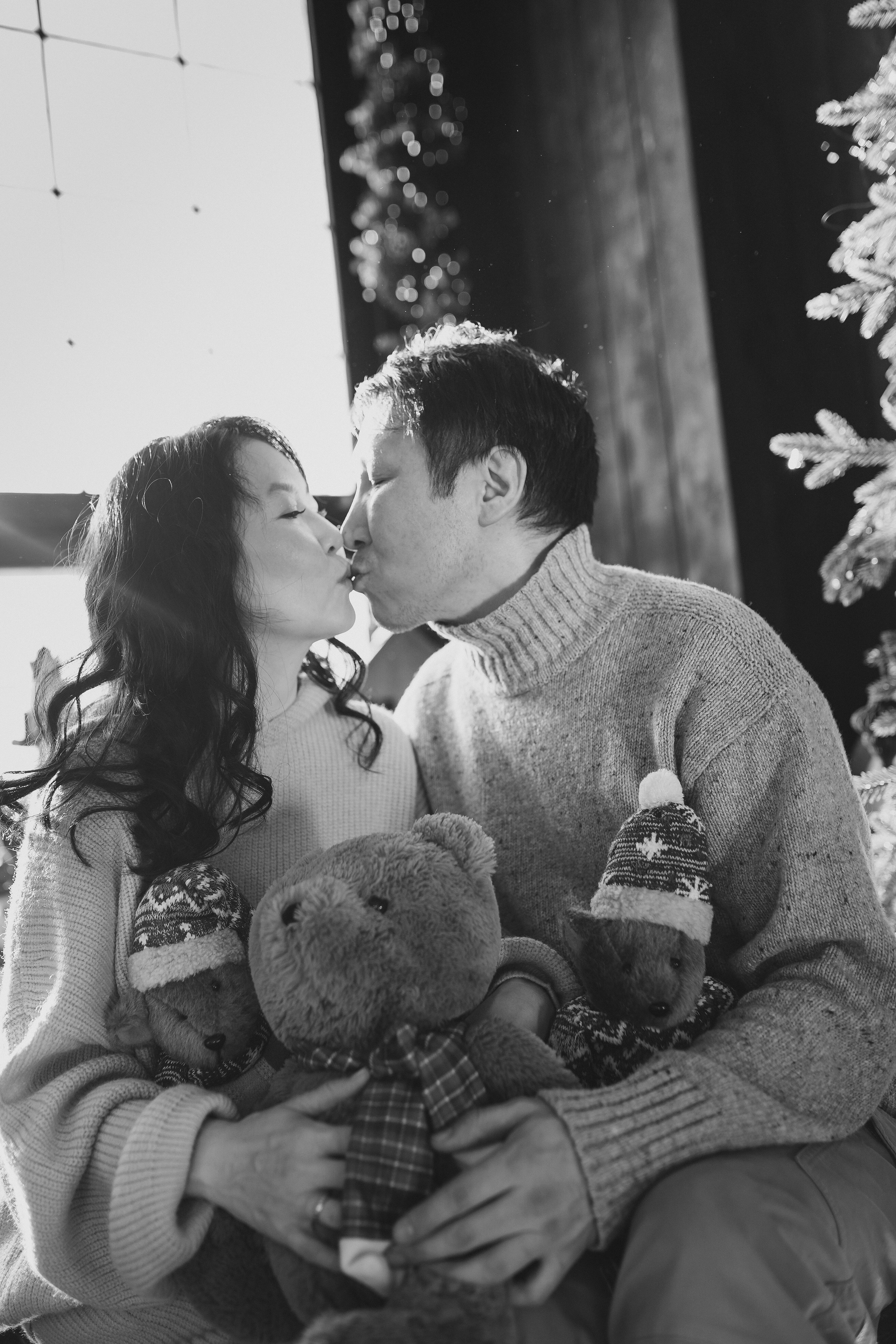 Новогодняя фотосессия Алексея, Татьяны, Софии. Семейный lifestyle фотограф Наталья Разгуляева в Москве