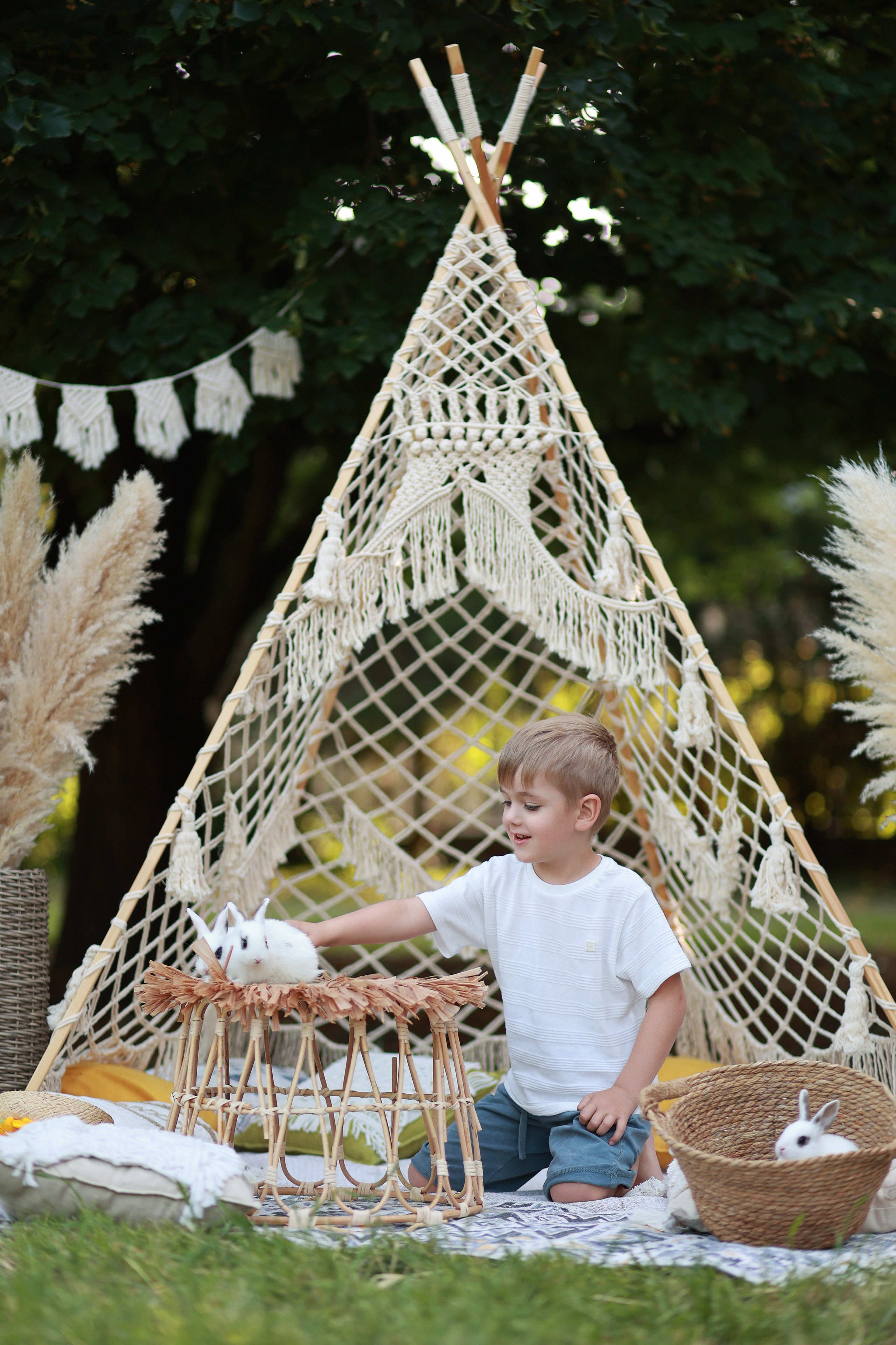 Бохо в Чистяковской Роще. Детский семейный фотограф Краснодар