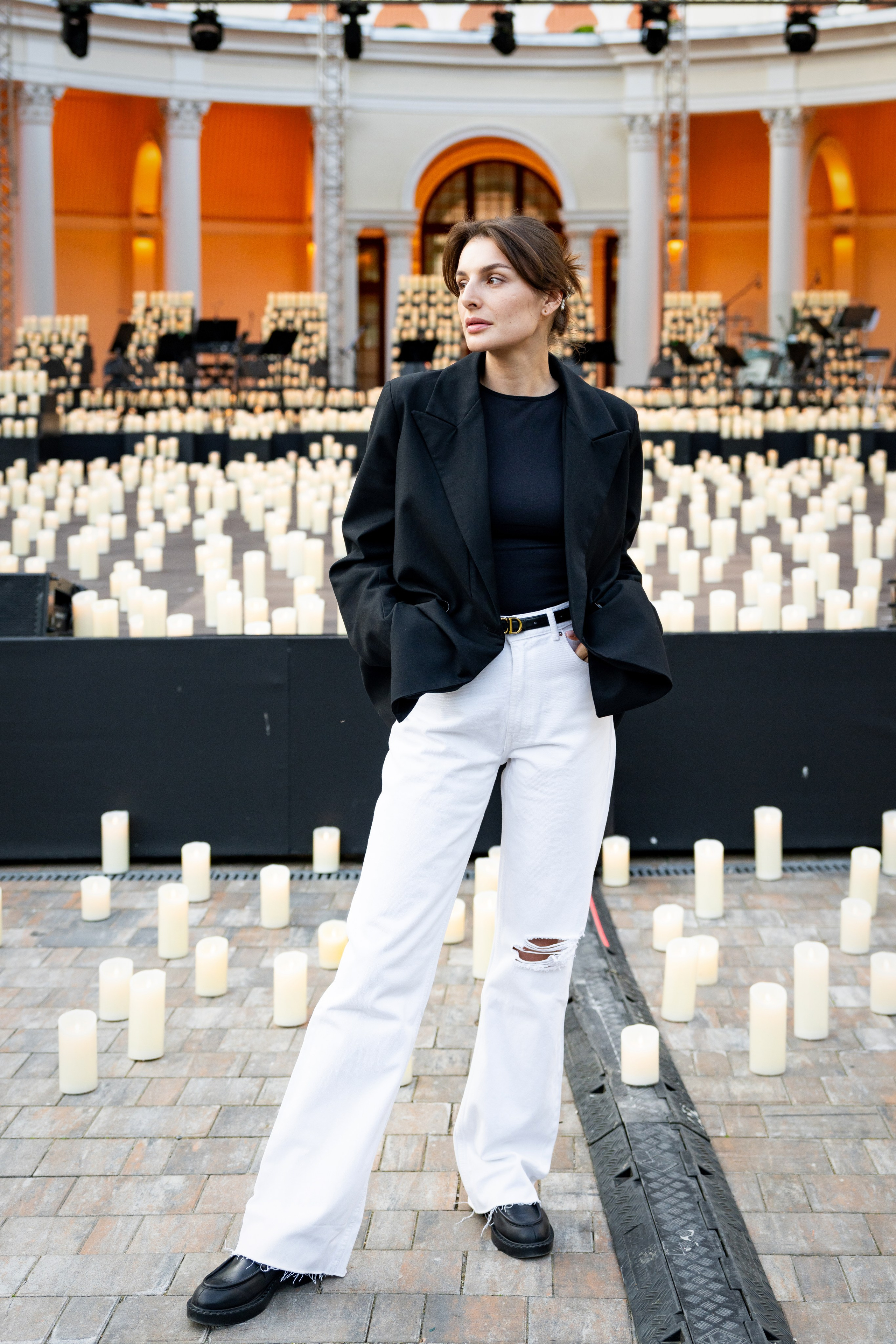 Симфонический оркестр Lumisfera при свечах. Фотограф Никита Комаров