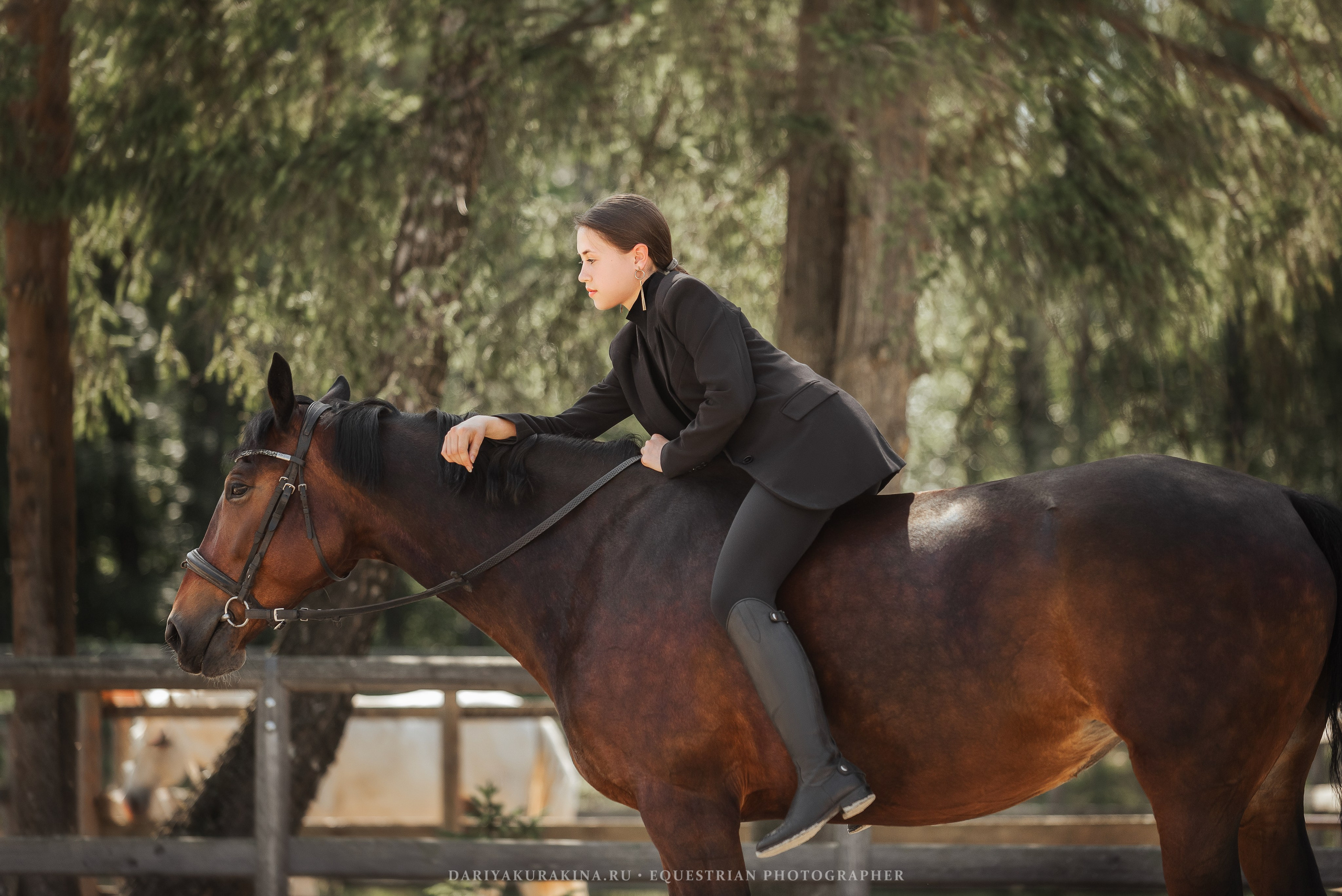 Полина и Заправа. Конный фотограф Куракина Дарья • Фотосессии с лошадьми