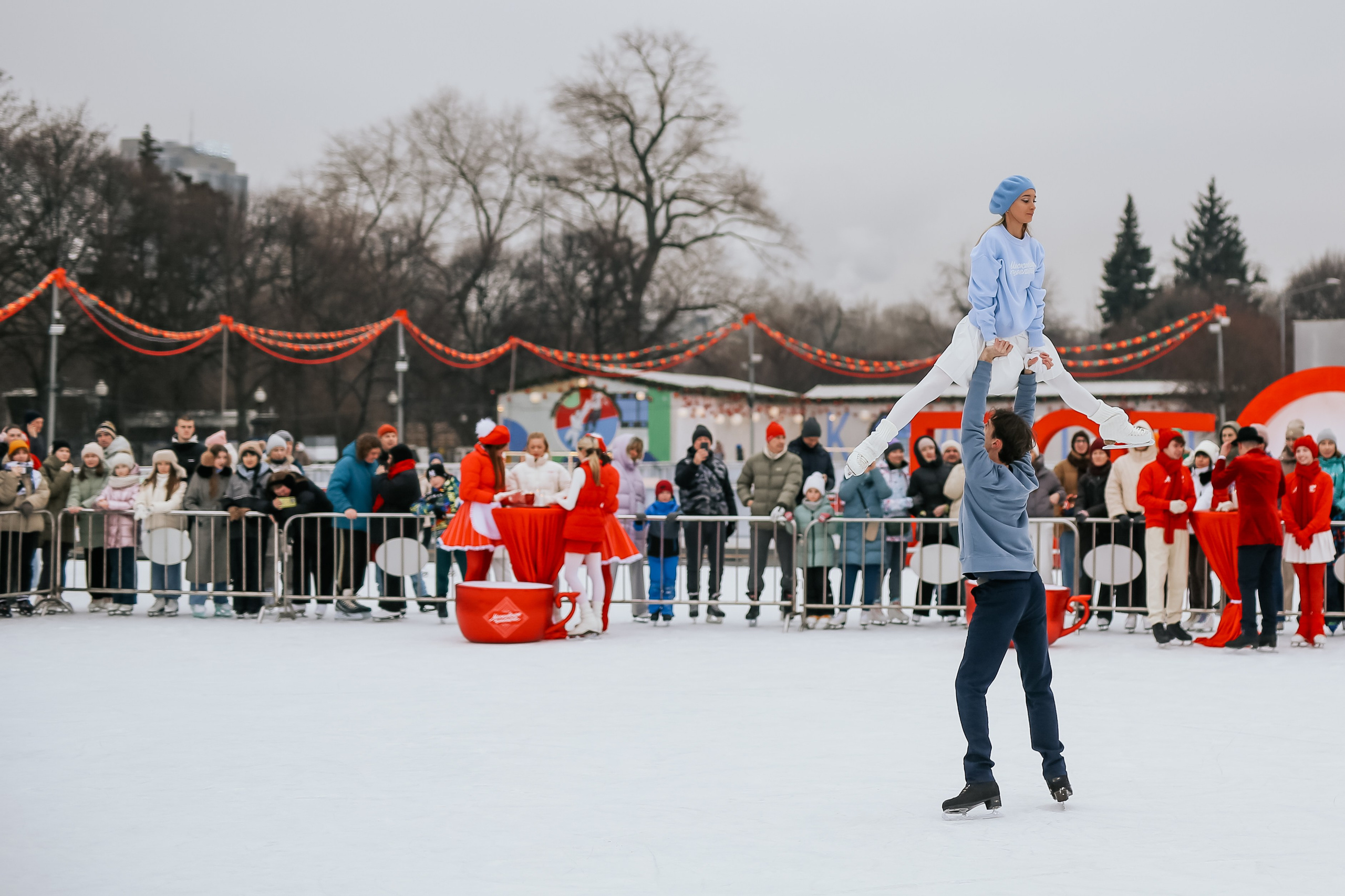 Ледовое шоу Парк Культуры проект Московское Чаепитие. Фотограф и видеограф Анна Домашенко
