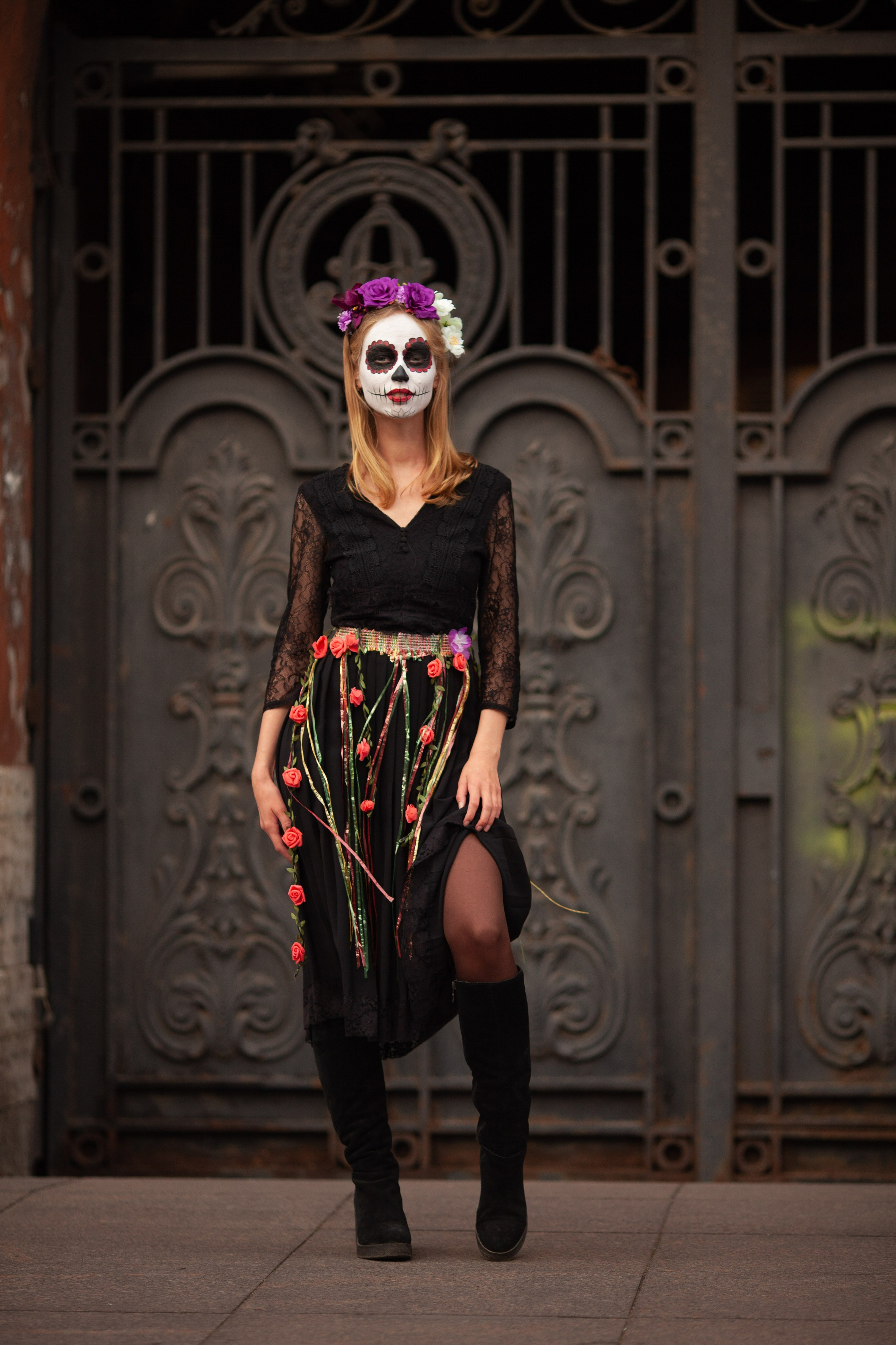 Хэллоуин. Двойняшки-фотографы Анна и Анастасия в Санкт-Петербурге