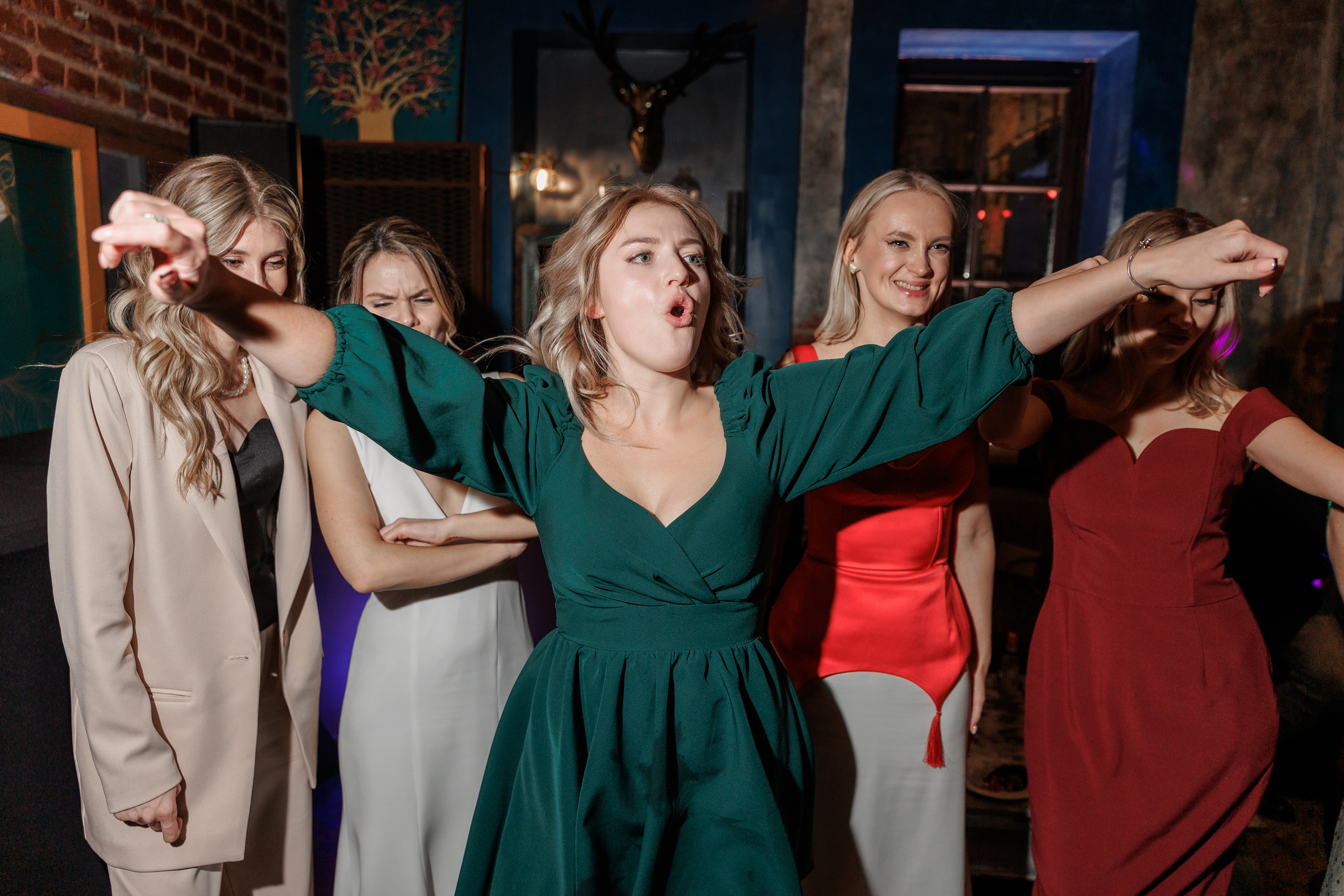 Свадебная вечеринка в Loft Hall. Свадебный фотограф в Москве    Еремин Анатолий