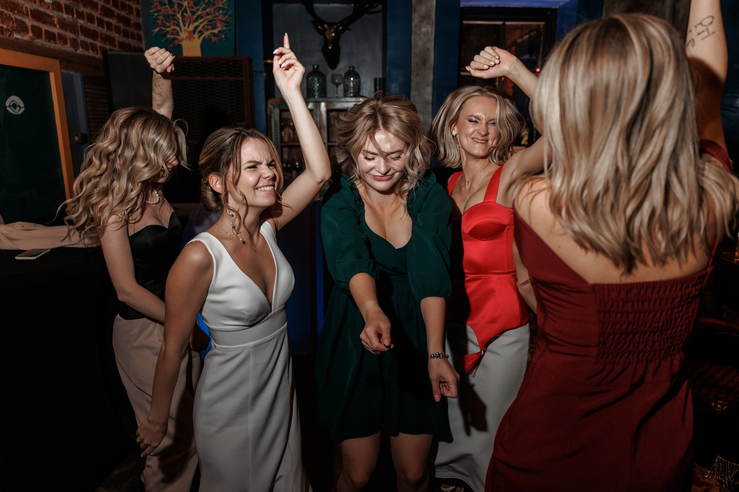 Свадебная вечеринка в Loft Hall. Свадебный фотограф в Москве    Еремин Анатолий