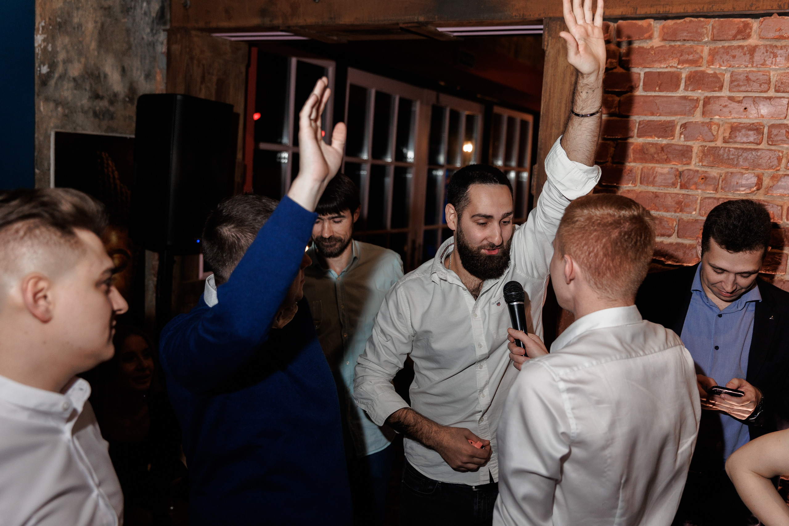 Свадебная вечеринка в Loft Hall. Свадебный фотограф в Москве    Еремин Анатолий