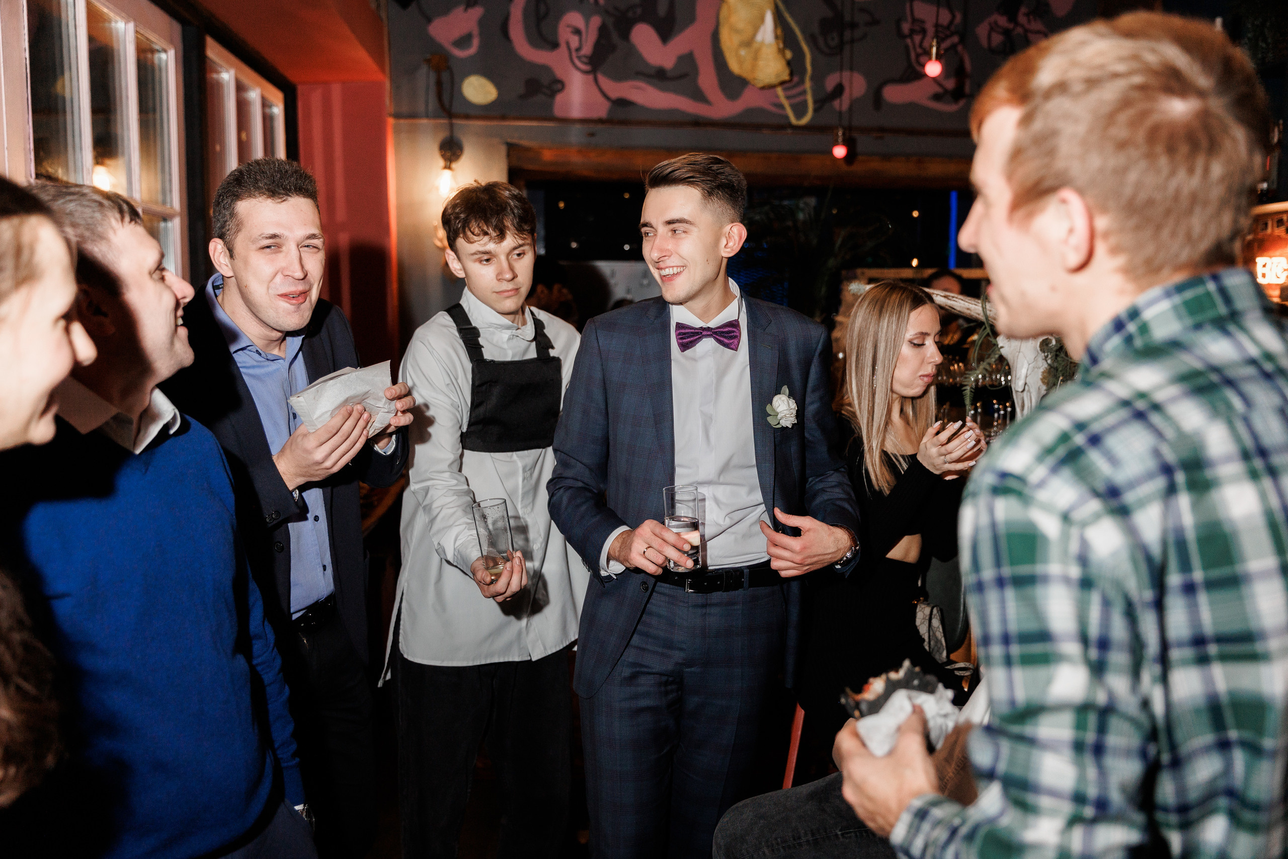 Свадебная вечеринка в Loft Hall. Свадебный фотограф в Москве    Еремин Анатолий