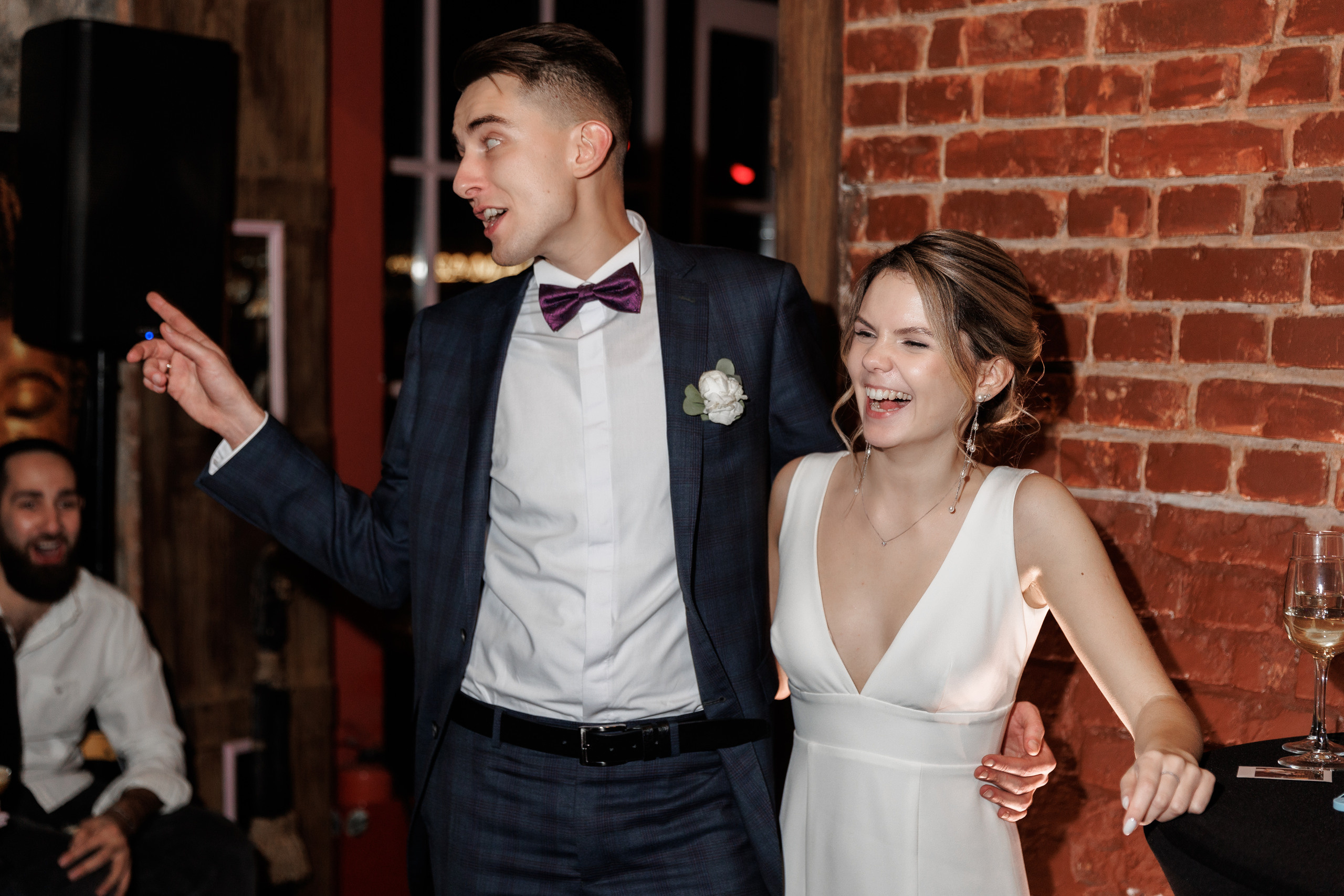 Свадебная вечеринка в Loft Hall. Свадебный фотограф в Москве    Еремин Анатолий