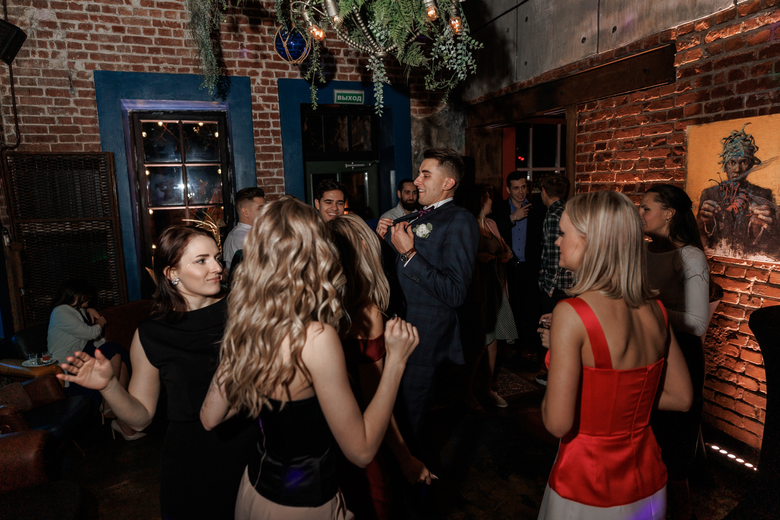 Свадебная вечеринка в Loft Hall. Свадебный фотограф в Москве    Еремин Анатолий