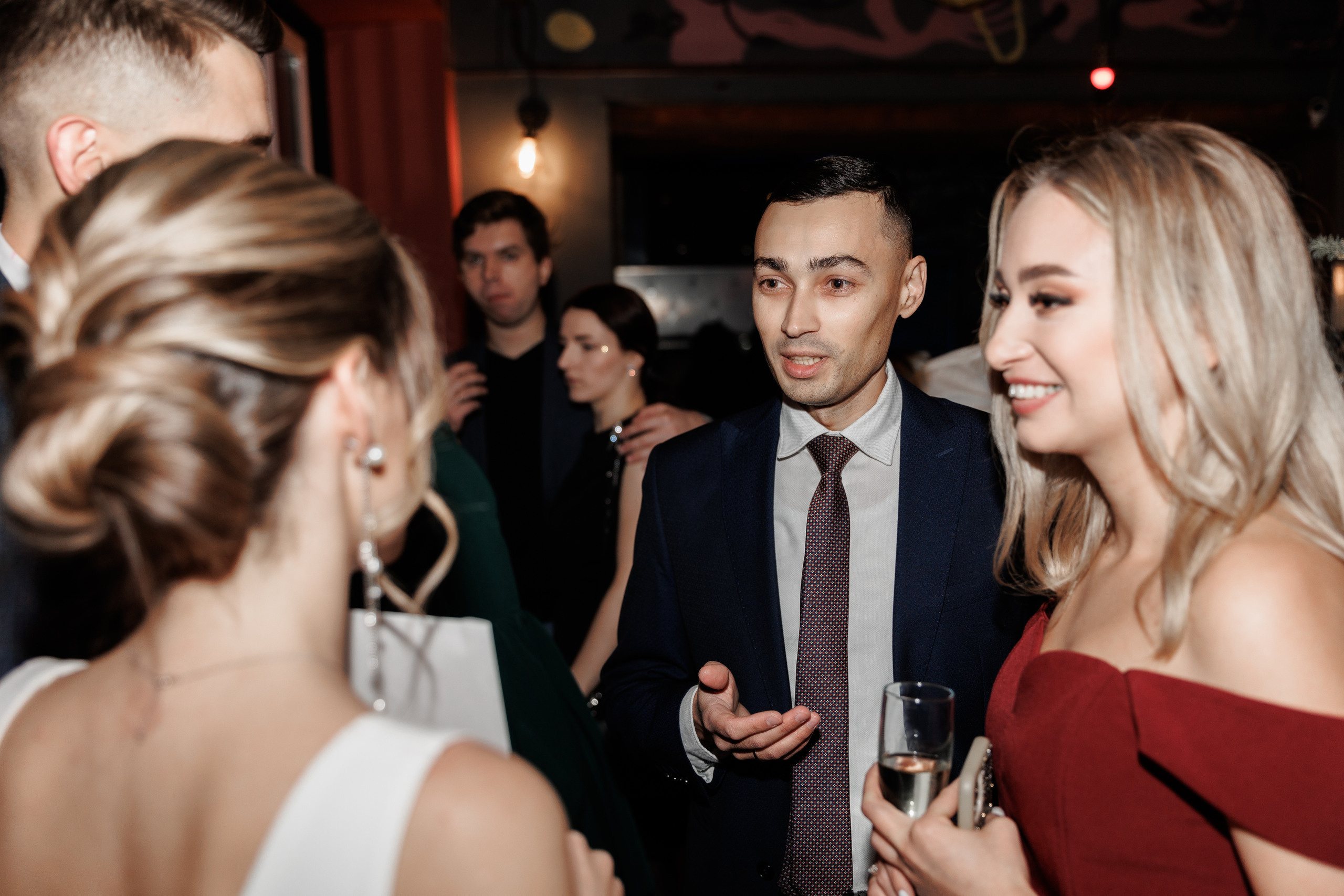 Свадебная вечеринка в Loft Hall. Свадебный фотограф в Москве    Еремин Анатолий