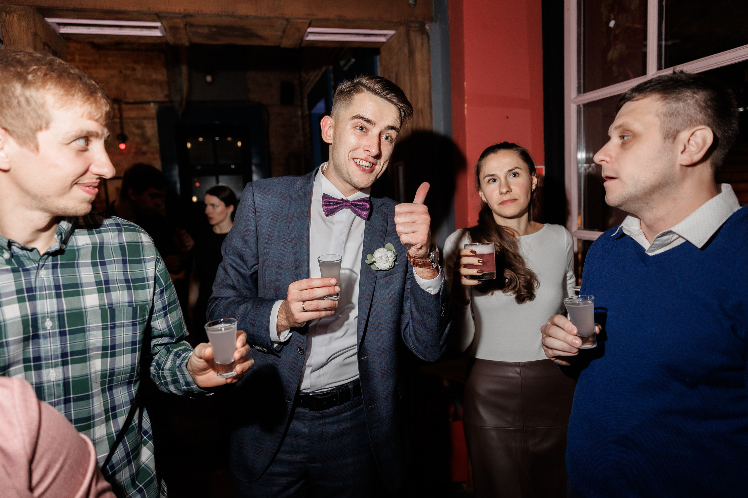 Свадебная вечеринка в Loft Hall. Свадебный фотограф в Москве    Еремин Анатолий