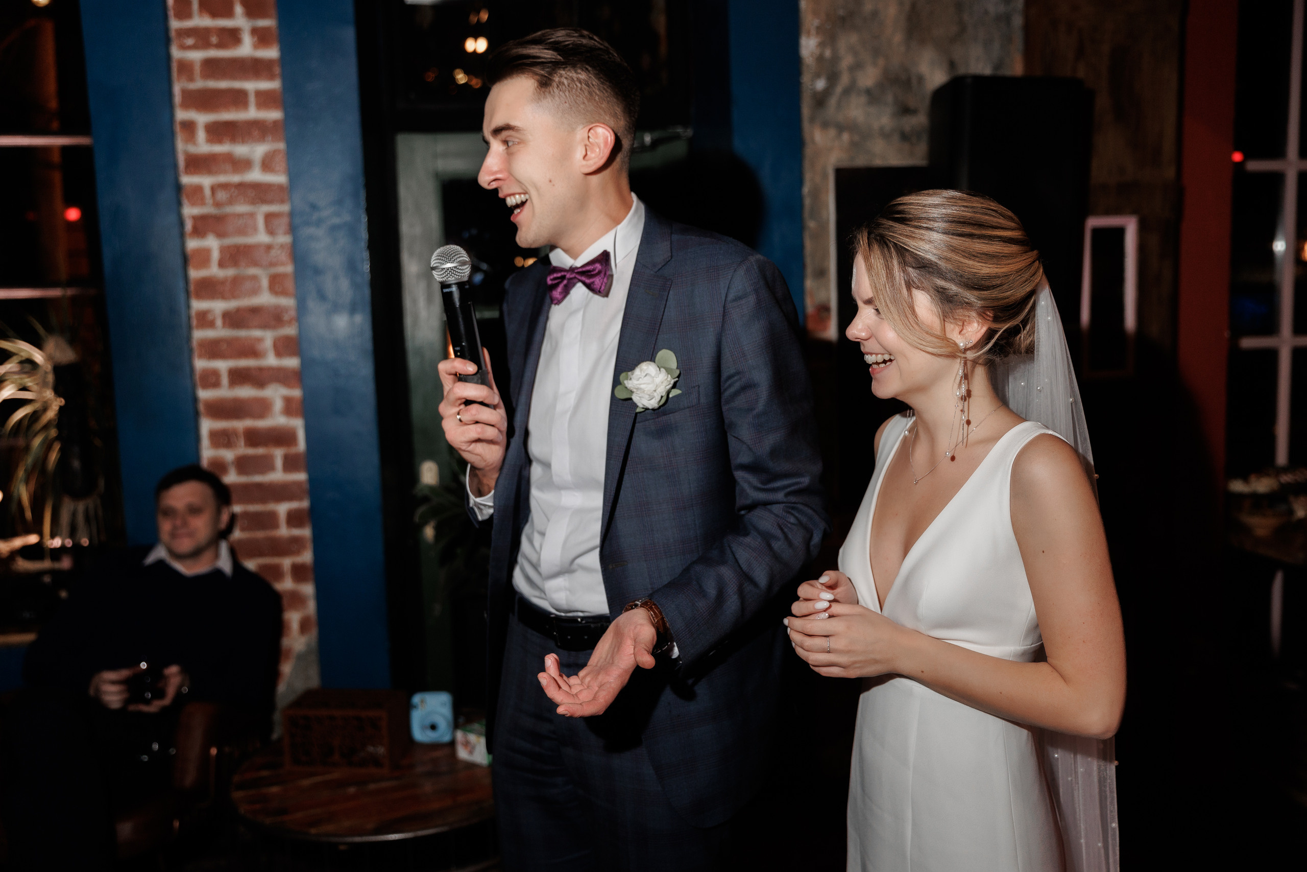 Свадебная вечеринка в Loft Hall. Свадебный фотограф в Москве    Еремин Анатолий