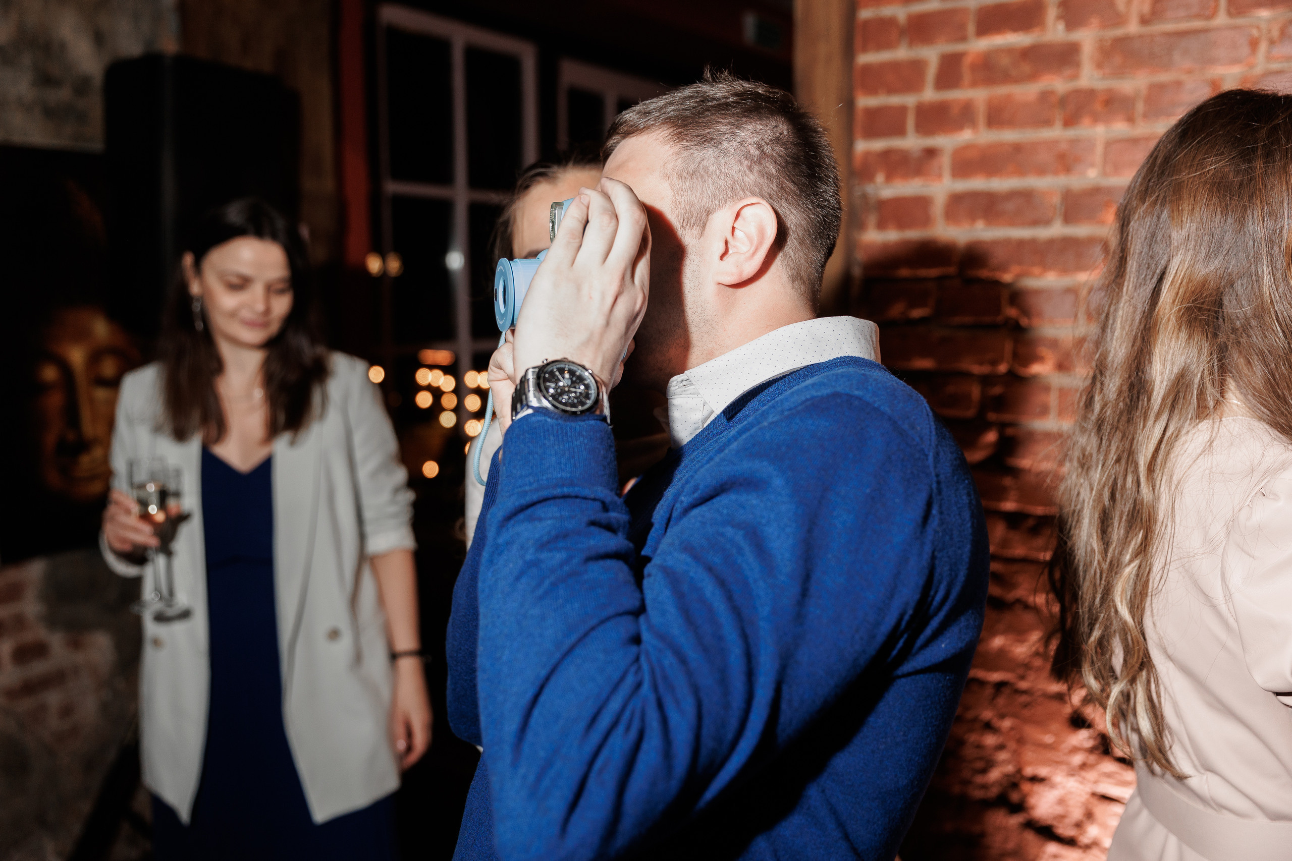 Свадебная вечеринка в Loft Hall. Свадебный фотограф в Москве    Еремин Анатолий