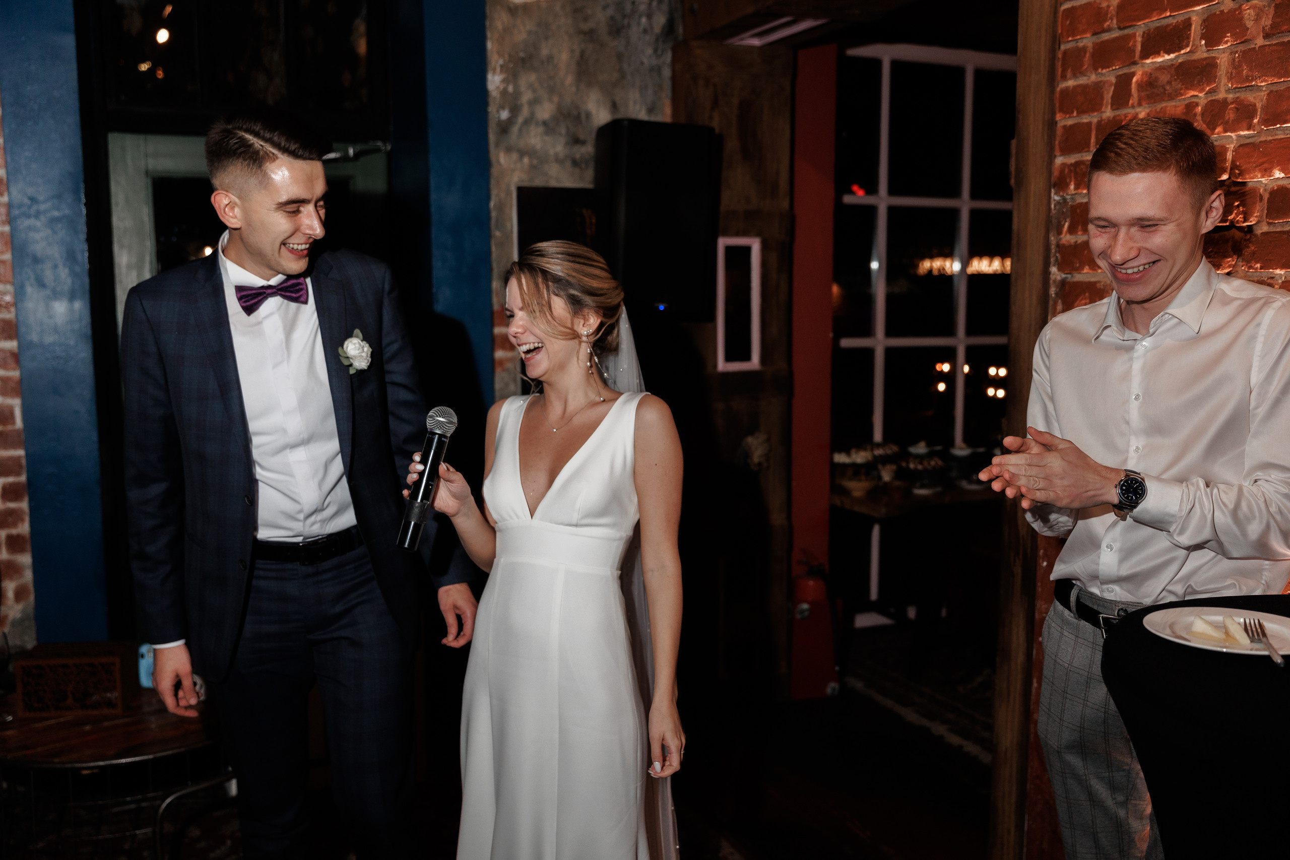 Свадебная вечеринка в Loft Hall. Свадебный фотограф в Москве    Еремин Анатолий