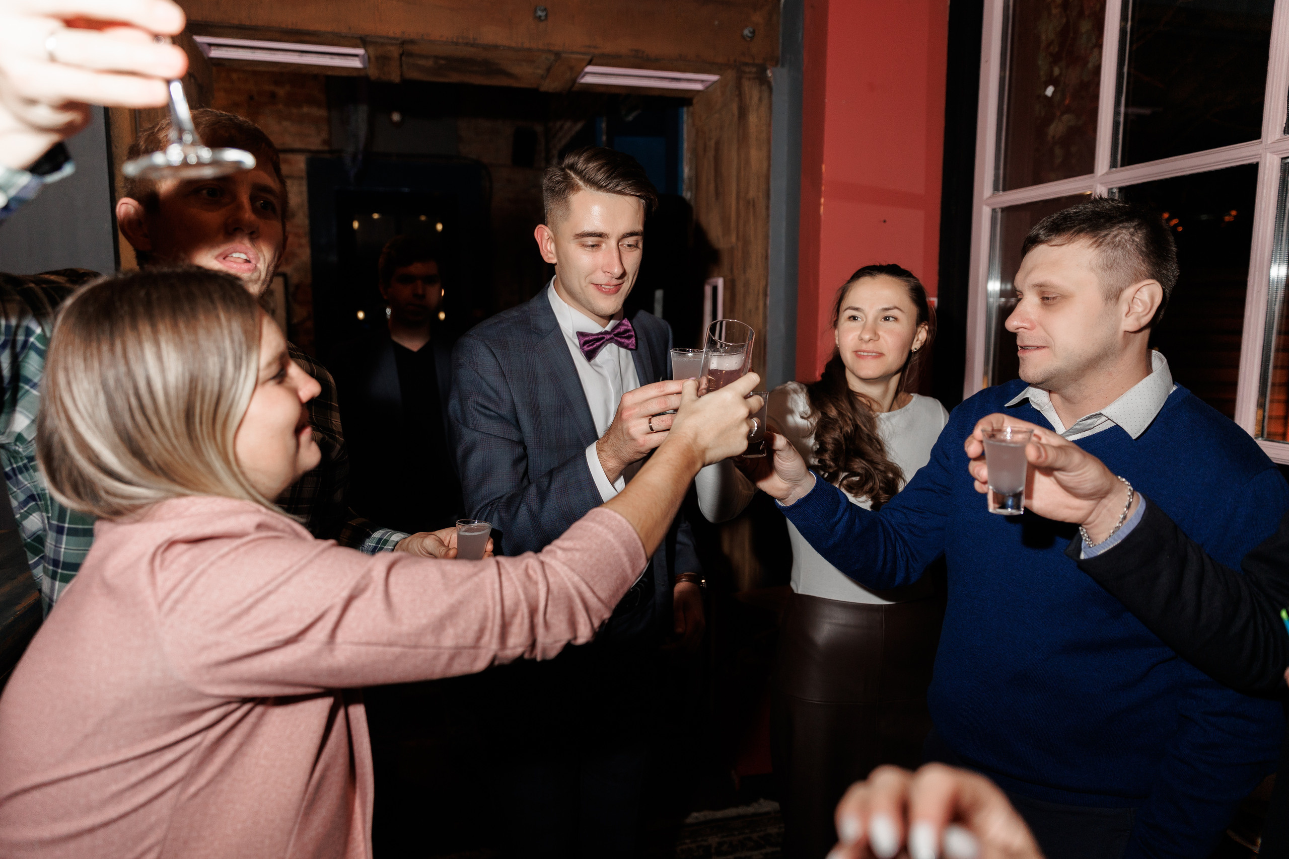Свадебная вечеринка в Loft Hall. Свадебный фотограф в Москве    Еремин Анатолий