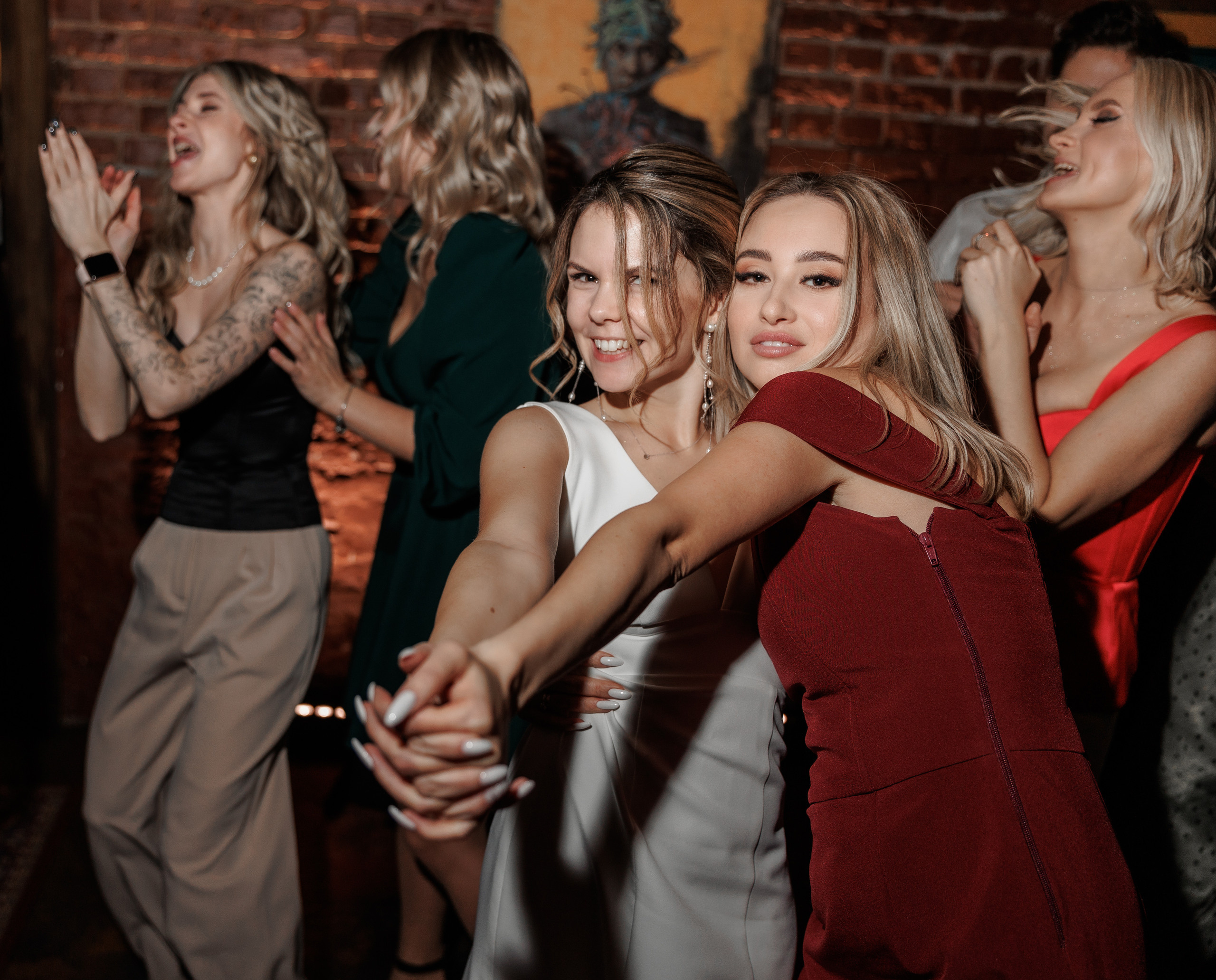 Свадебная вечеринка в Loft Hall. Свадебный фотограф в Москве    Еремин Анатолий