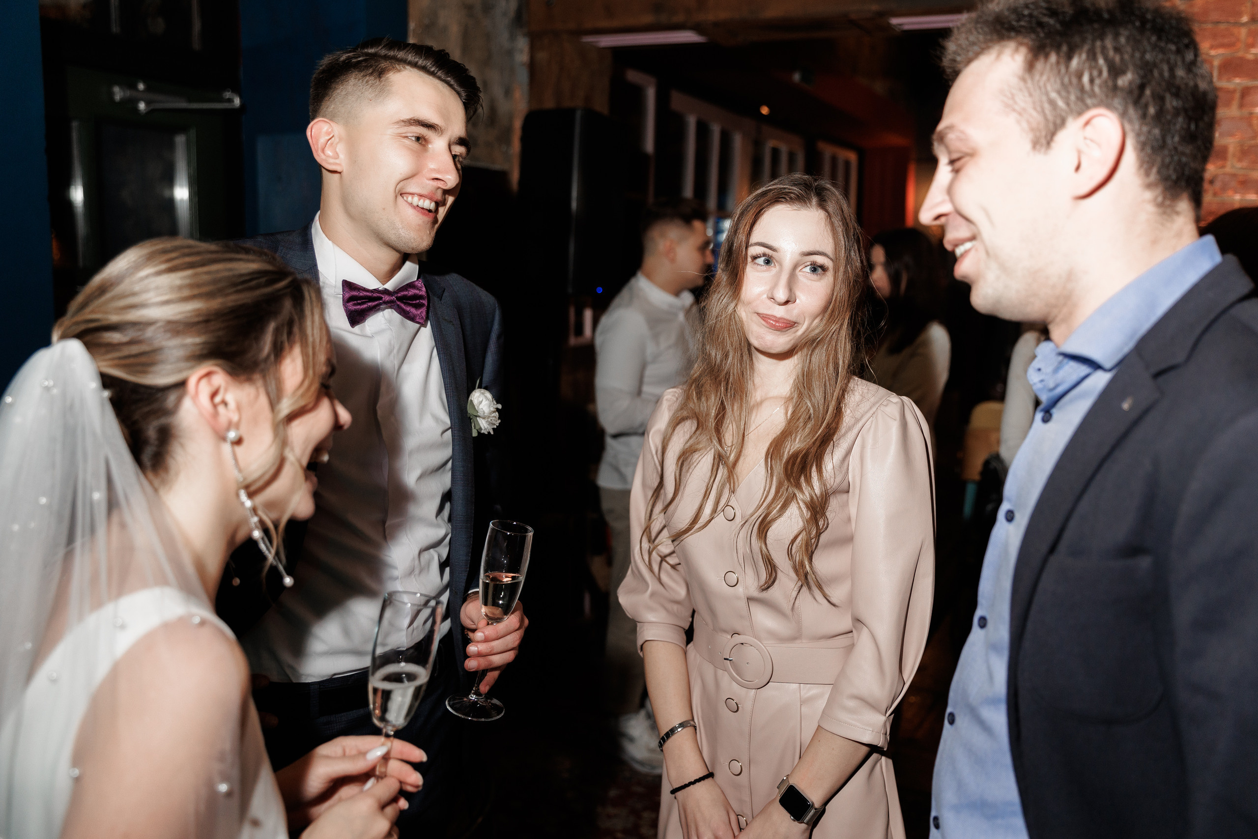 Свадебная вечеринка в Loft Hall. Свадебный фотограф в Москве    Еремин Анатолий