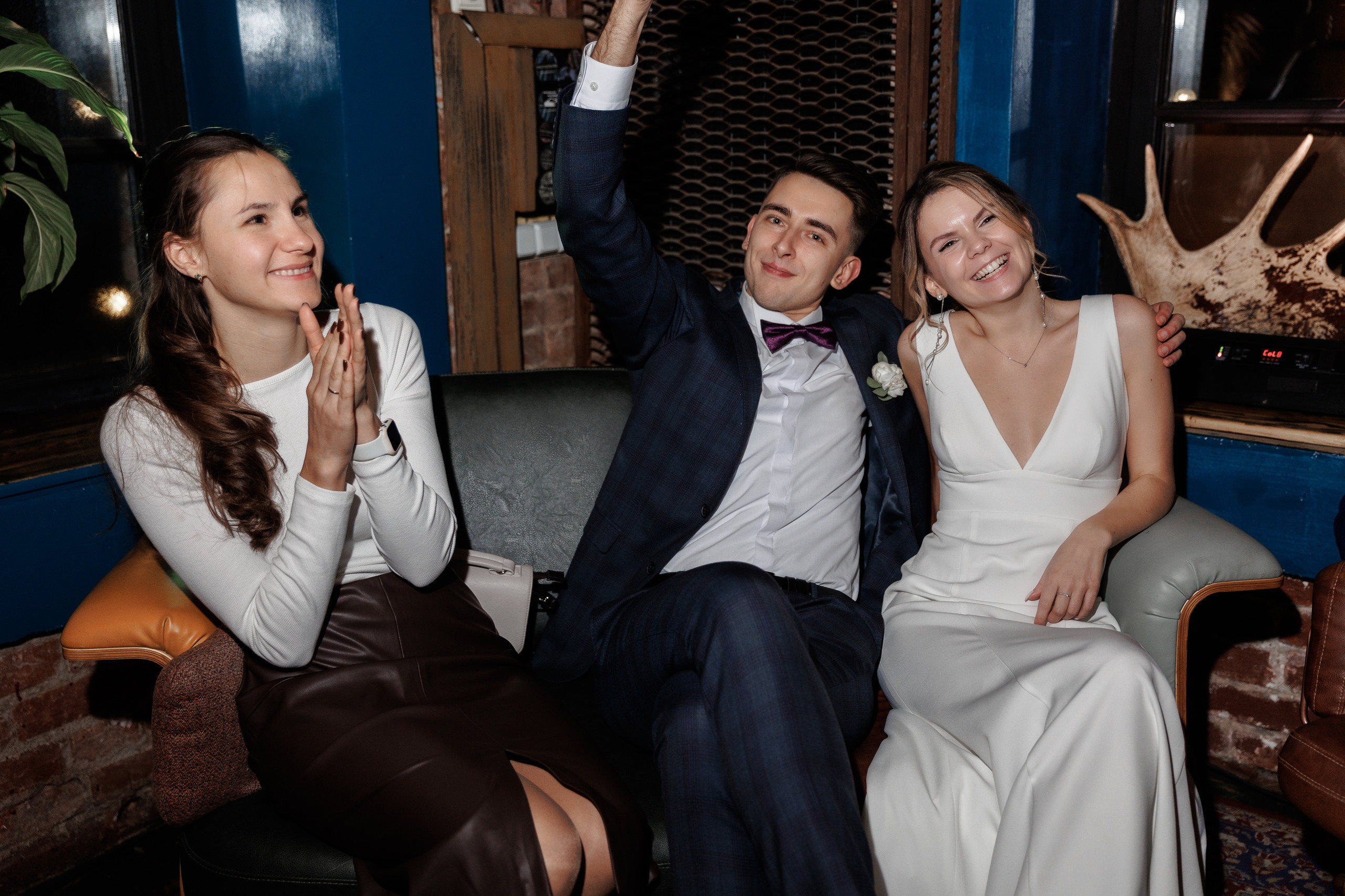 Свадебная вечеринка в Loft Hall. Свадебный фотограф в Москве    Еремин Анатолий