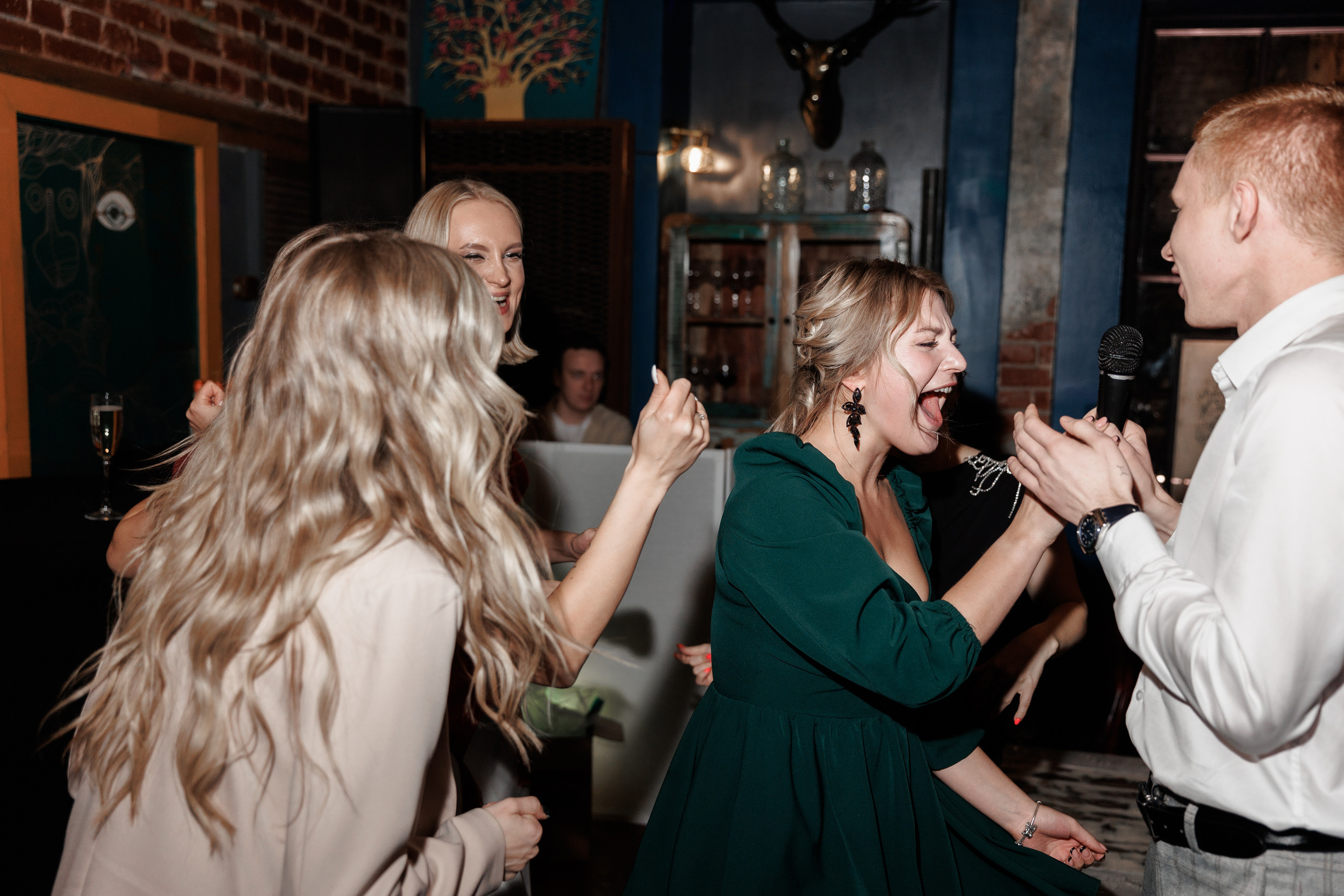 Свадебная вечеринка в Loft Hall. Свадебный фотограф в Москве    Еремин Анатолий