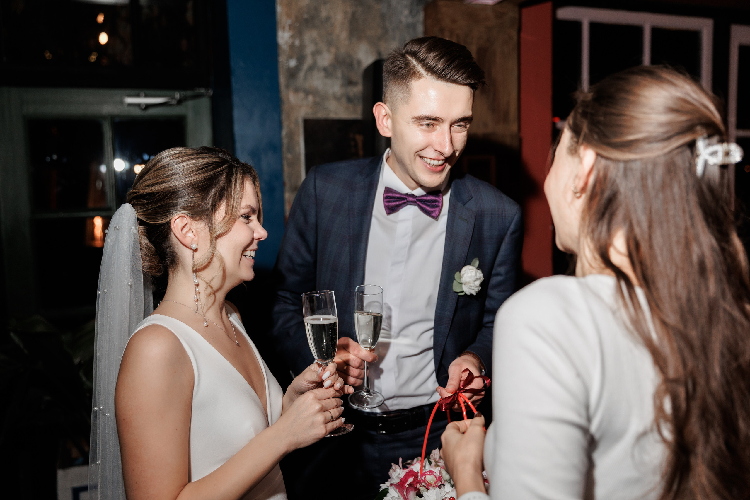 Свадебная вечеринка в Loft Hall. Свадебный фотограф в Москве    Еремин Анатолий