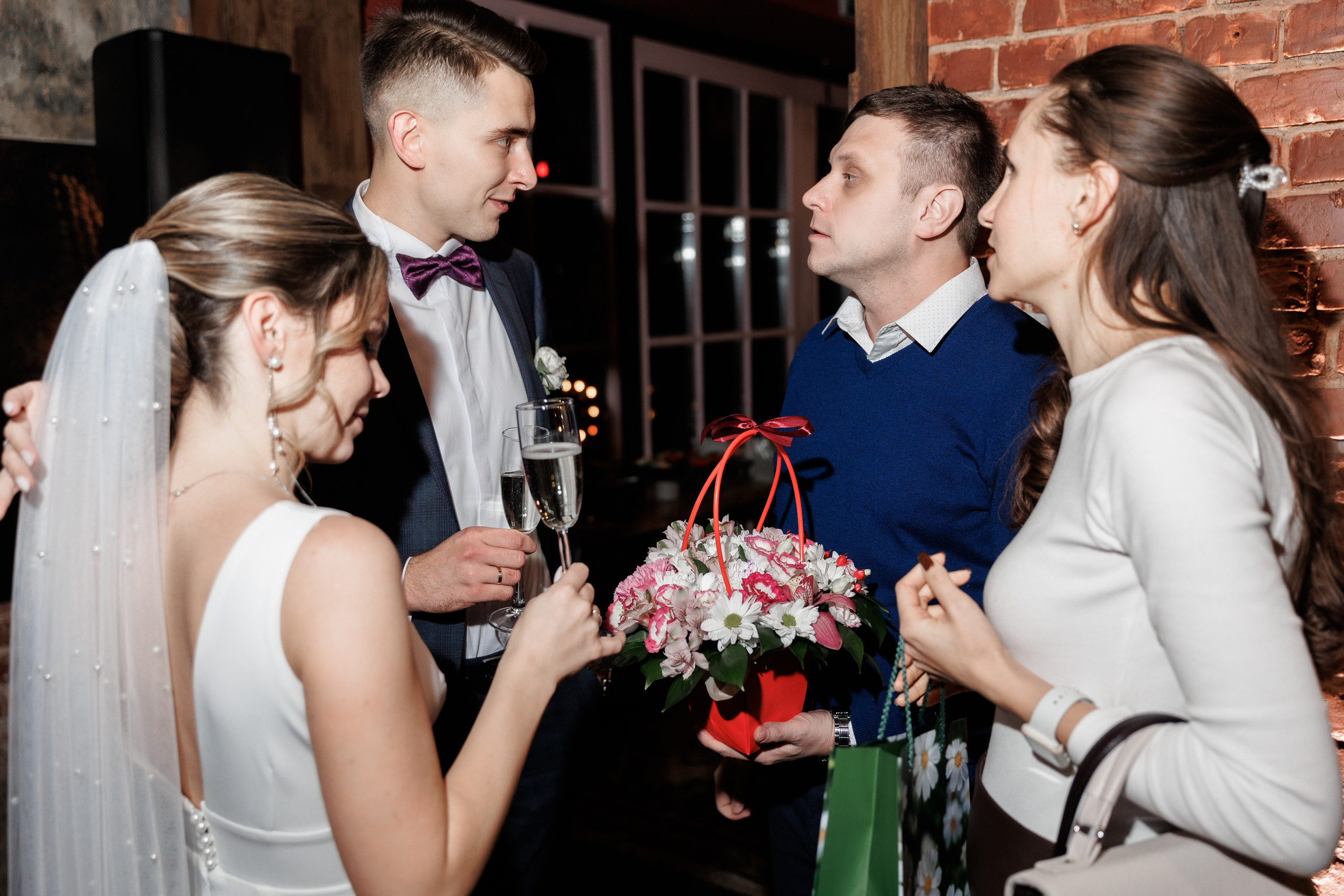 Свадебная вечеринка в Loft Hall. Свадебный фотограф в Москве    Еремин Анатолий