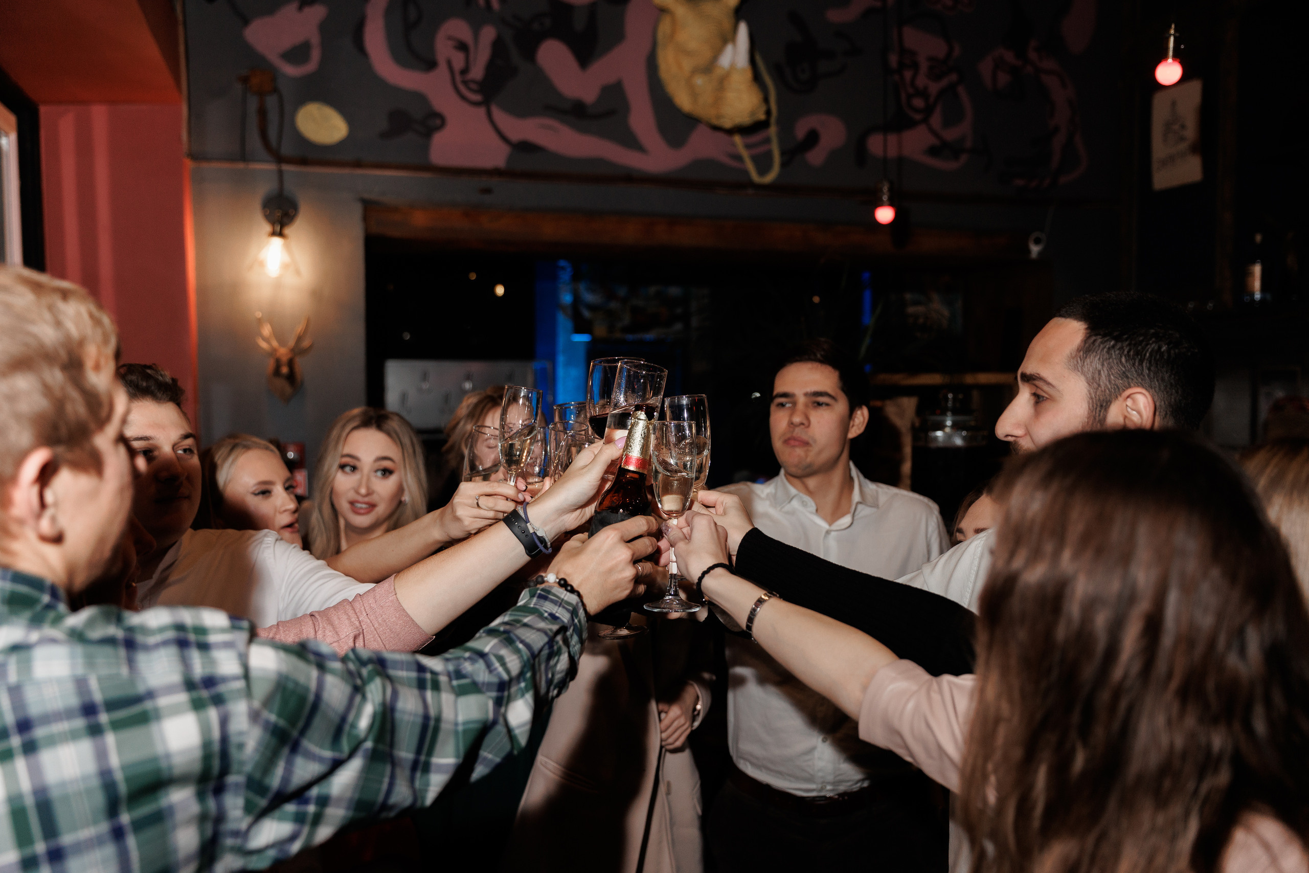 Свадебная вечеринка в Loft Hall. Свадебный фотограф в Москве    Еремин Анатолий