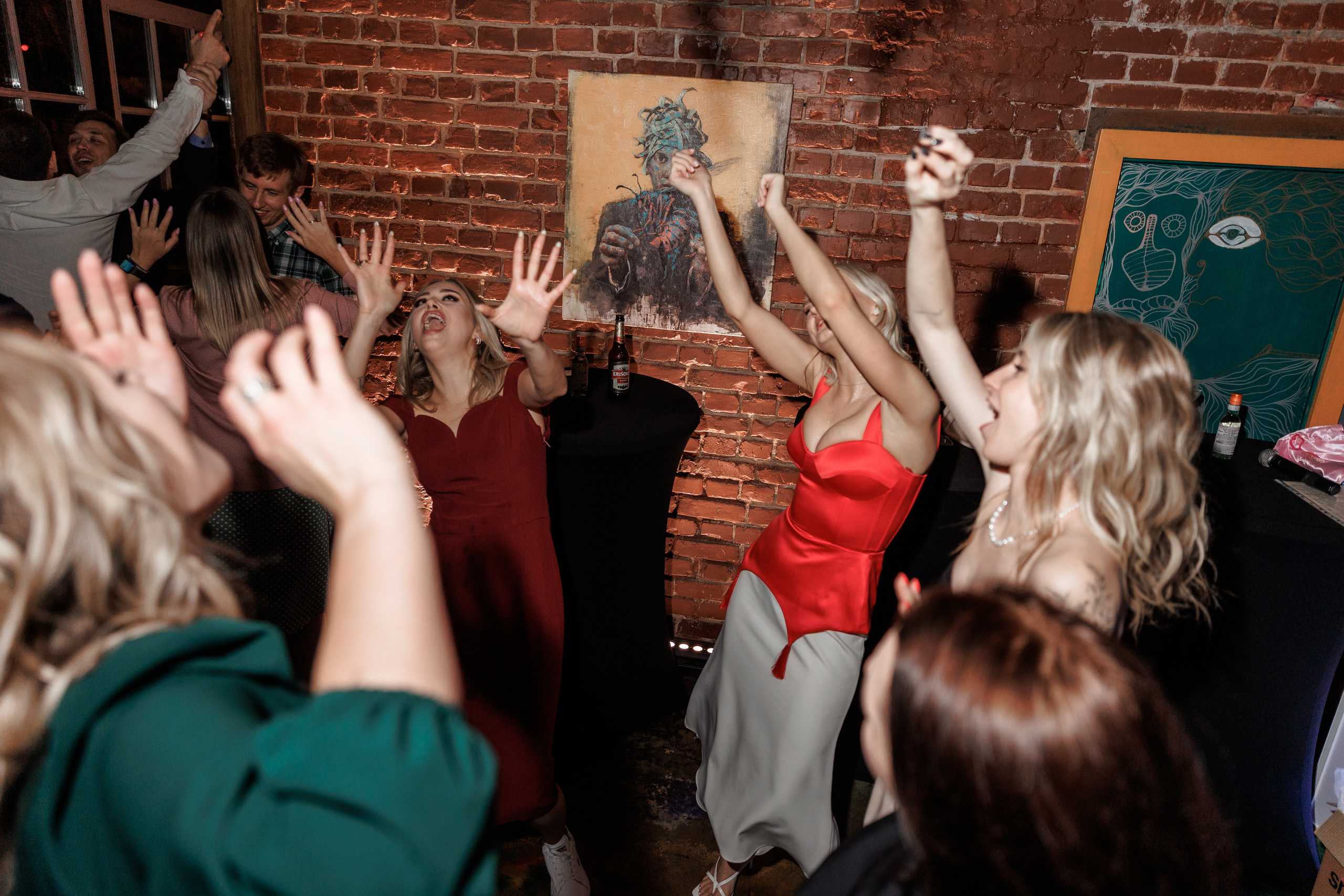 Свадебная вечеринка в Loft Hall. Свадебный фотограф в Москве    Еремин Анатолий