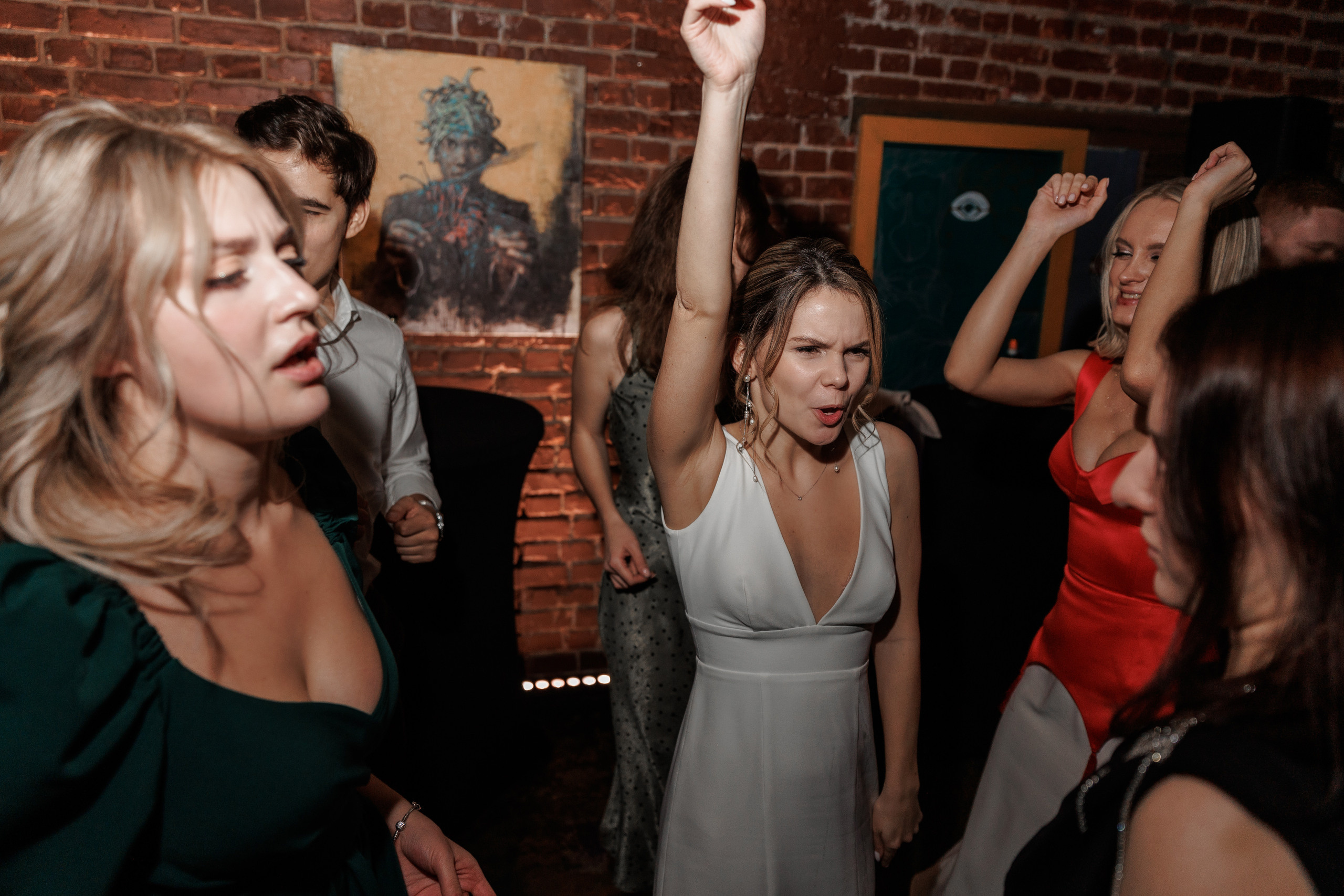 Свадебная вечеринка в Loft Hall. Свадебный фотограф в Москве    Еремин Анатолий